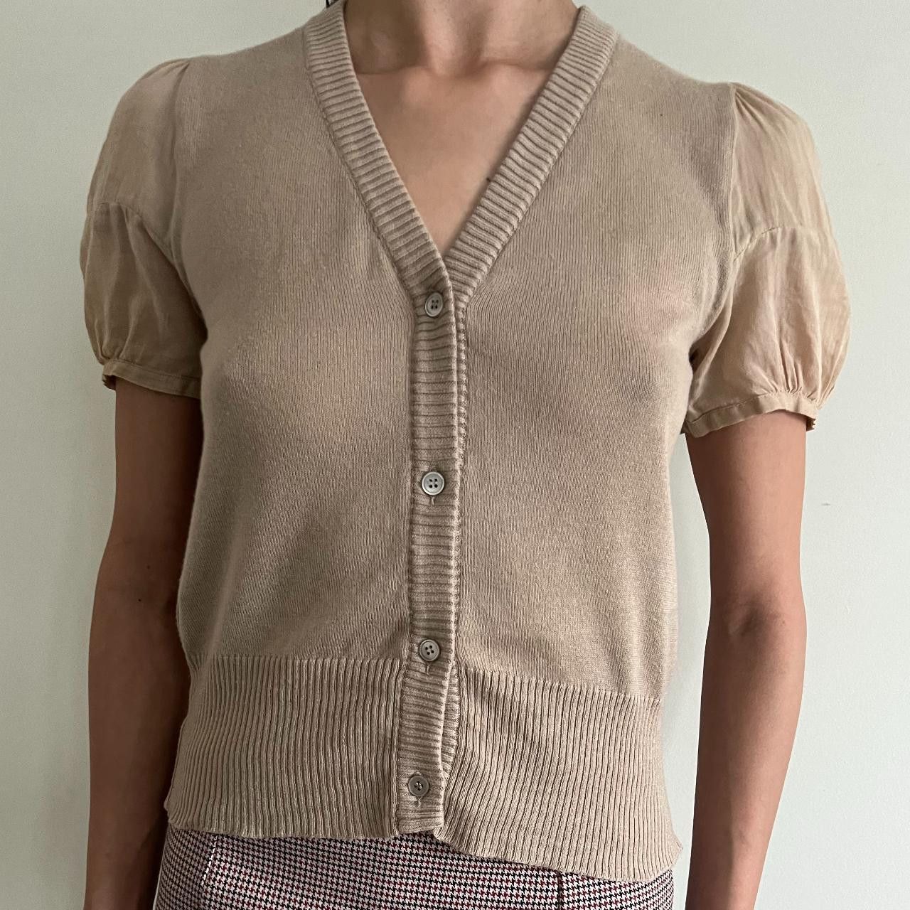 Image of Miu Miu Blouse in Khaki, Women's (Size Small)