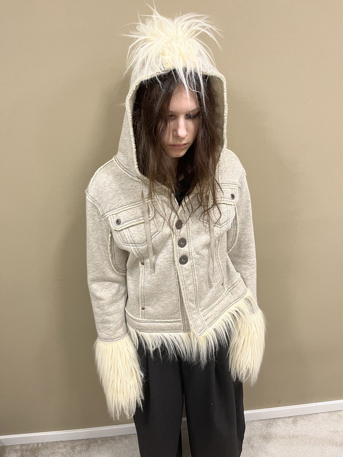 Diesel Diesel AW2008 Mohawk Fur Jacket Size M / US 6-8 / IT 42-44 - 18 Thumbnail
