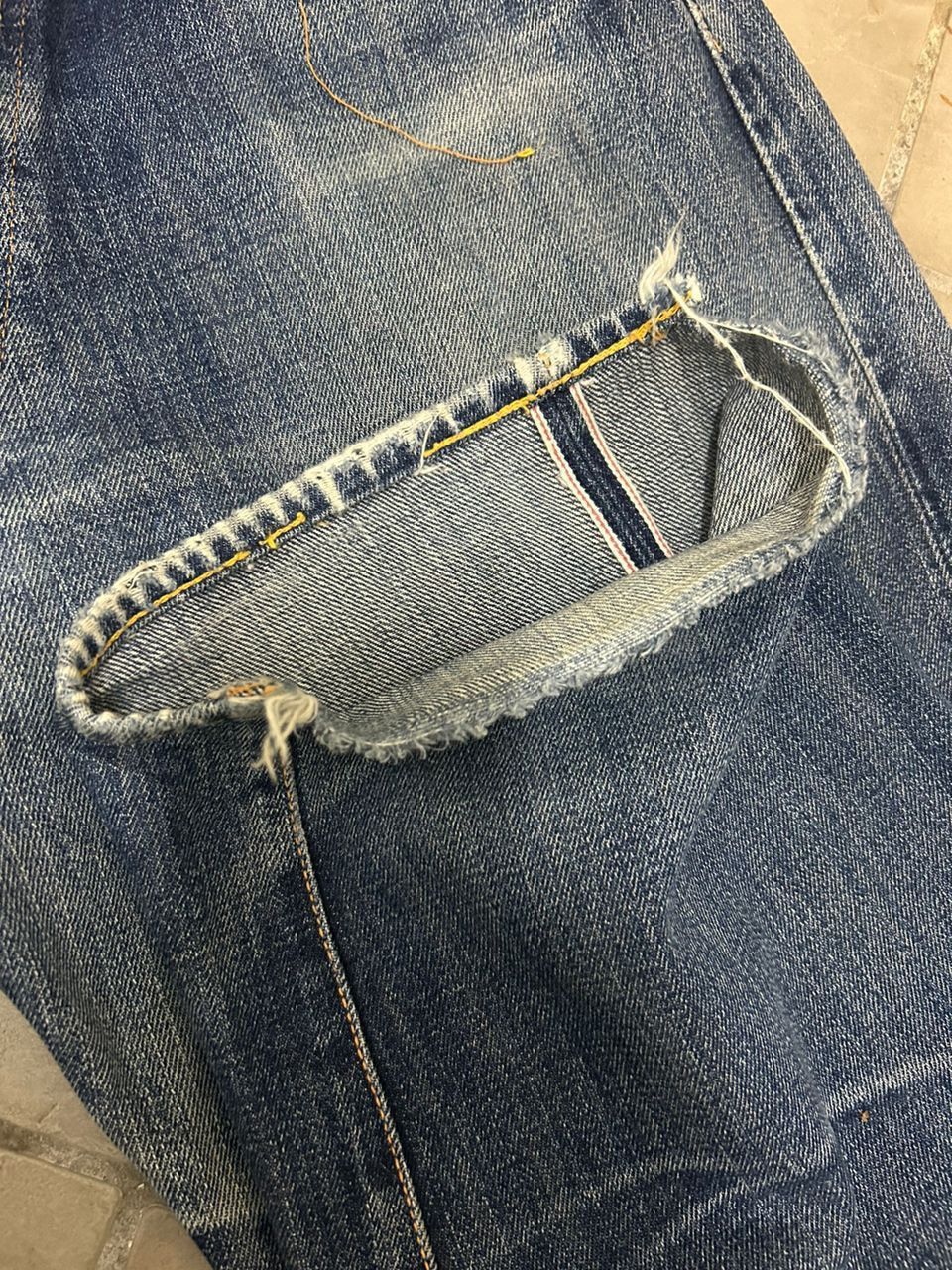 Vtg Evisu Yamane No 1 Special Distressed