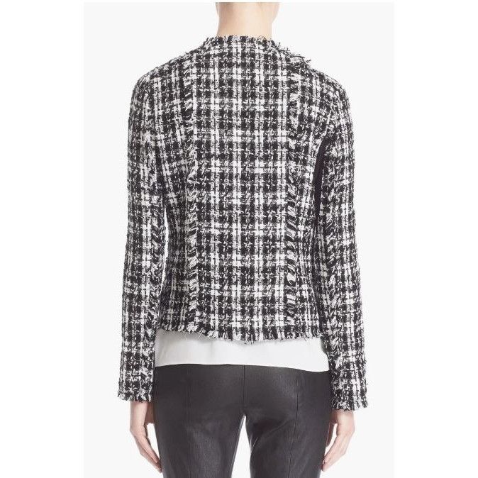 Other Truth And Pride Nocturnal Tweed Open Blazer in Black/Cream/W Size M / US 6-8 / IT 42-44 - 3 Thumbnail