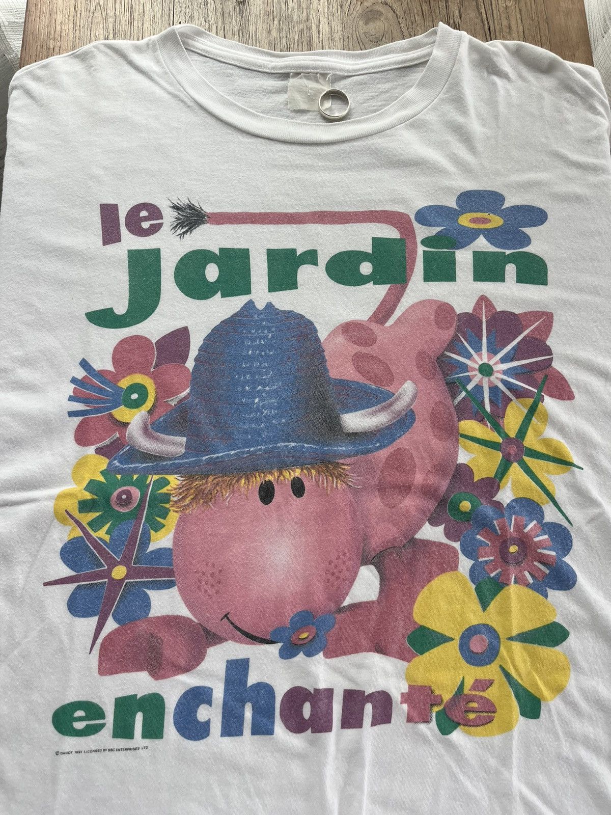 Other Vintage le Jardin enchante Cartoon Kids danot 1991’s BBC Size US XL / EU 56 / 4 - 5 Thumbnail