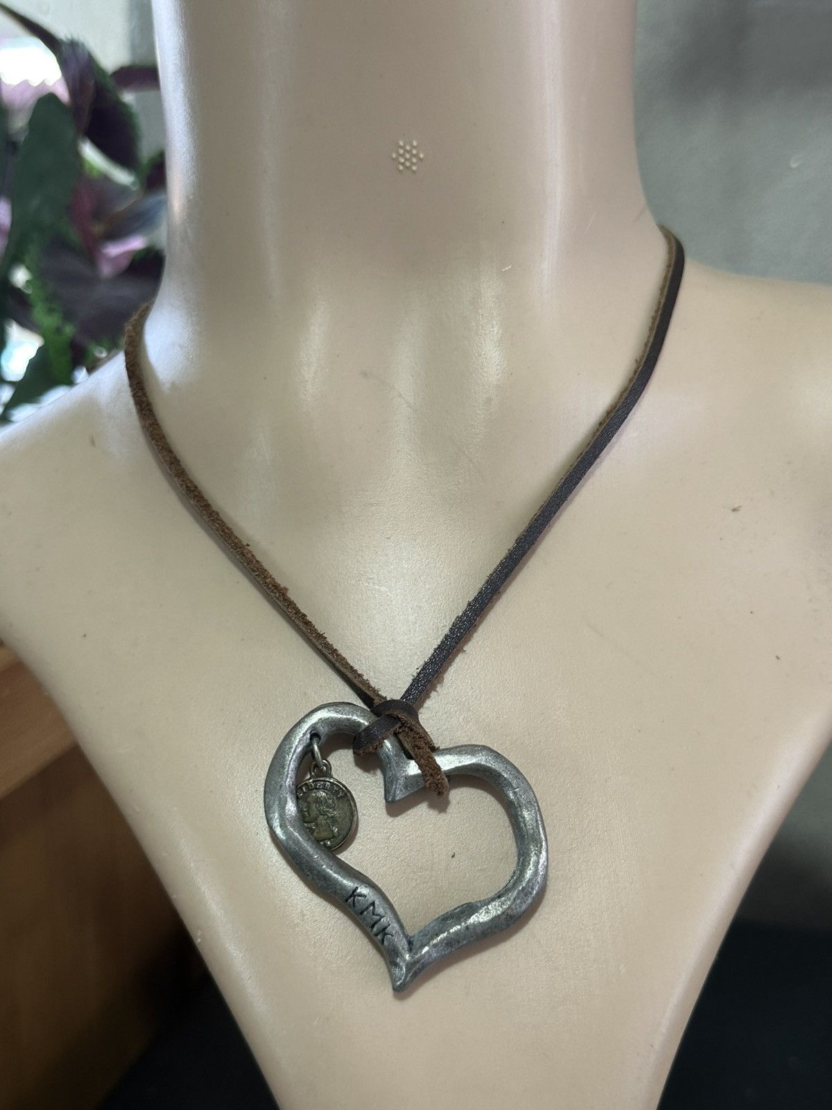 Iron Heart × Japanese Brand Iron Heart Leather KmK Necklace Size ONE SIZE - 2 Thumbnail