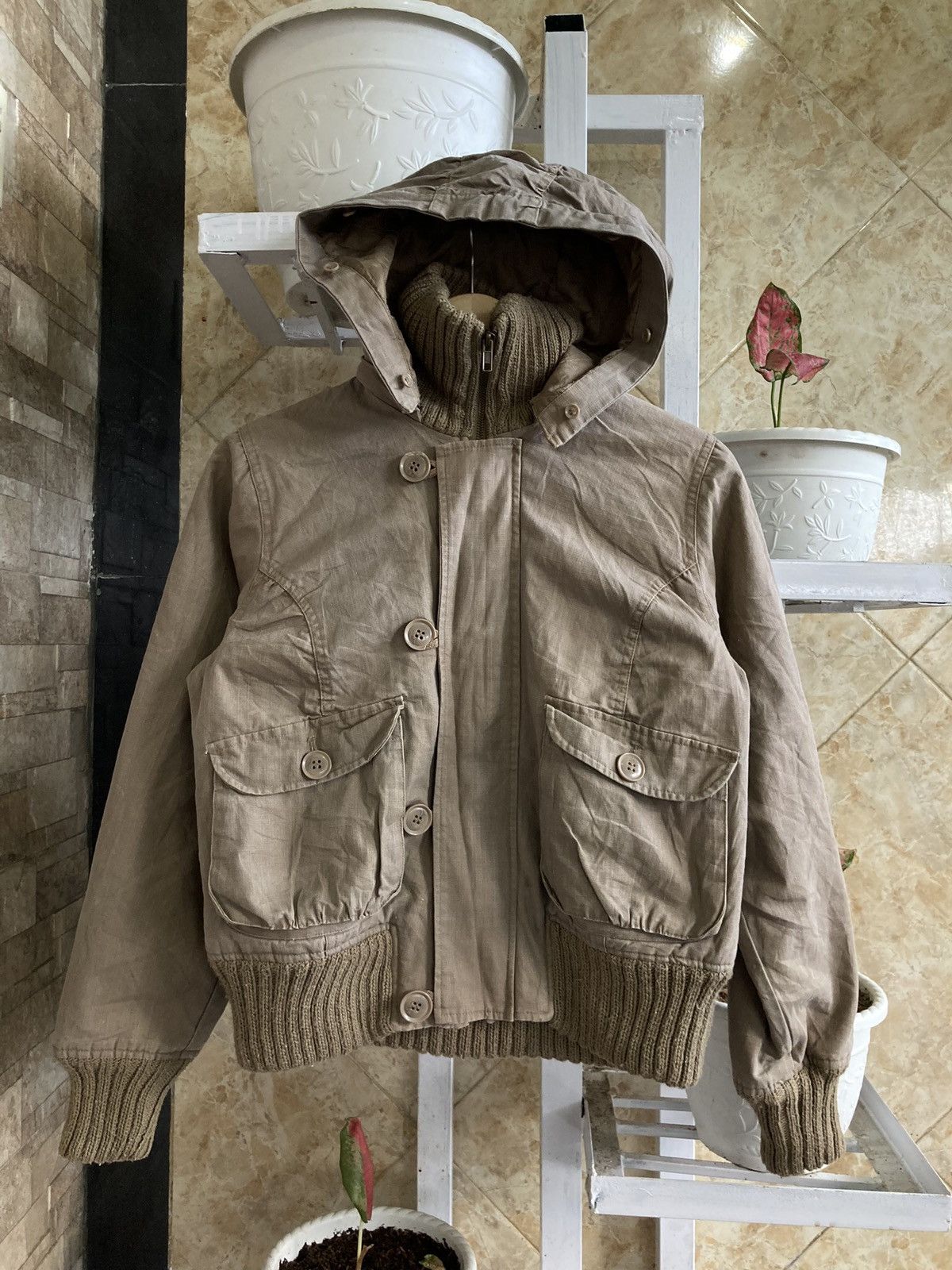 Le Grande Bleu (L.G.B.) ESTACOT - Bono Fur Boxy Bomber Jacket LGB Style Japanese Size US M / EU 48-50 / 2 - 3 Thumbnail