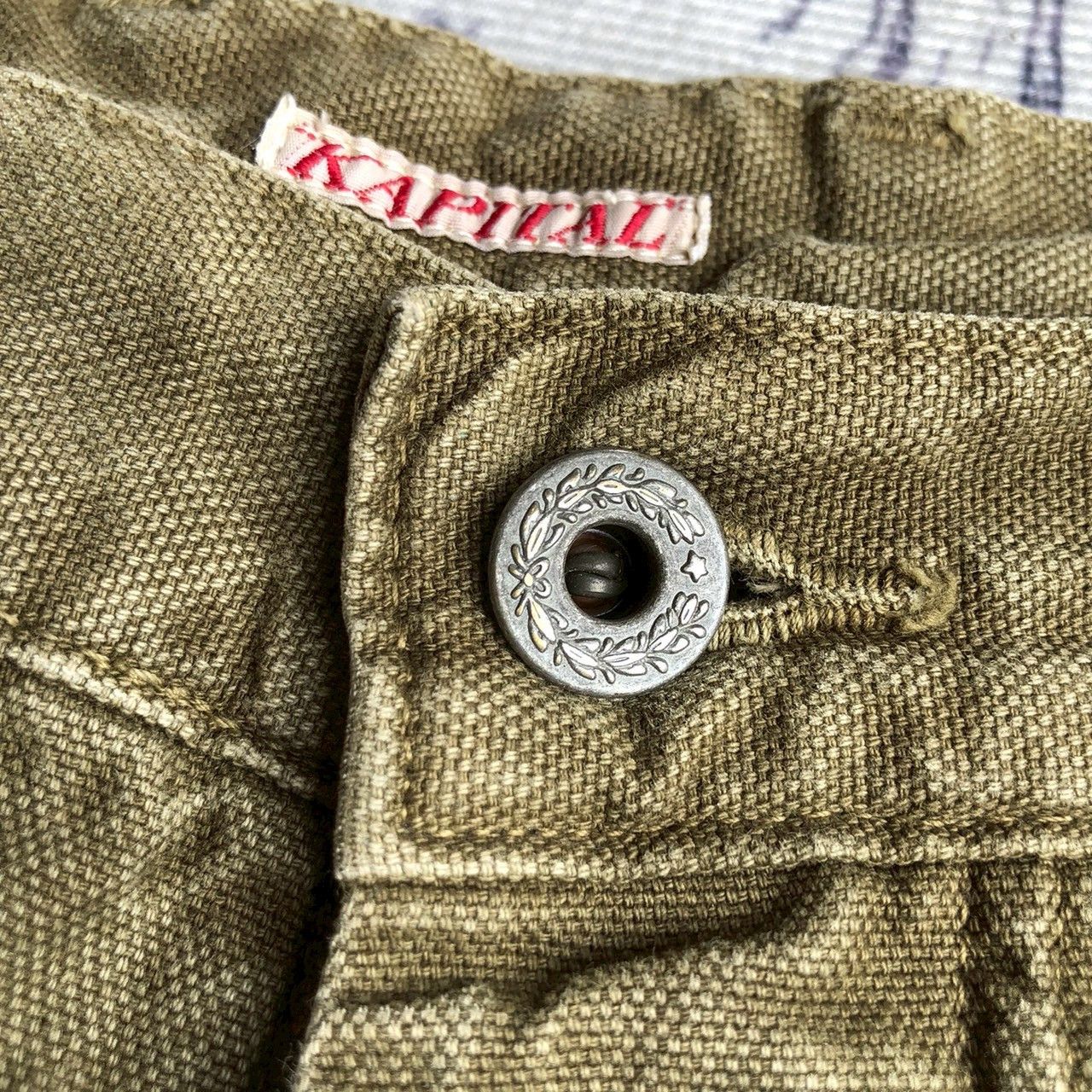 Kapital Vintage Kapital Canvas Work Pants Size US 27 - 8 Thumbnail