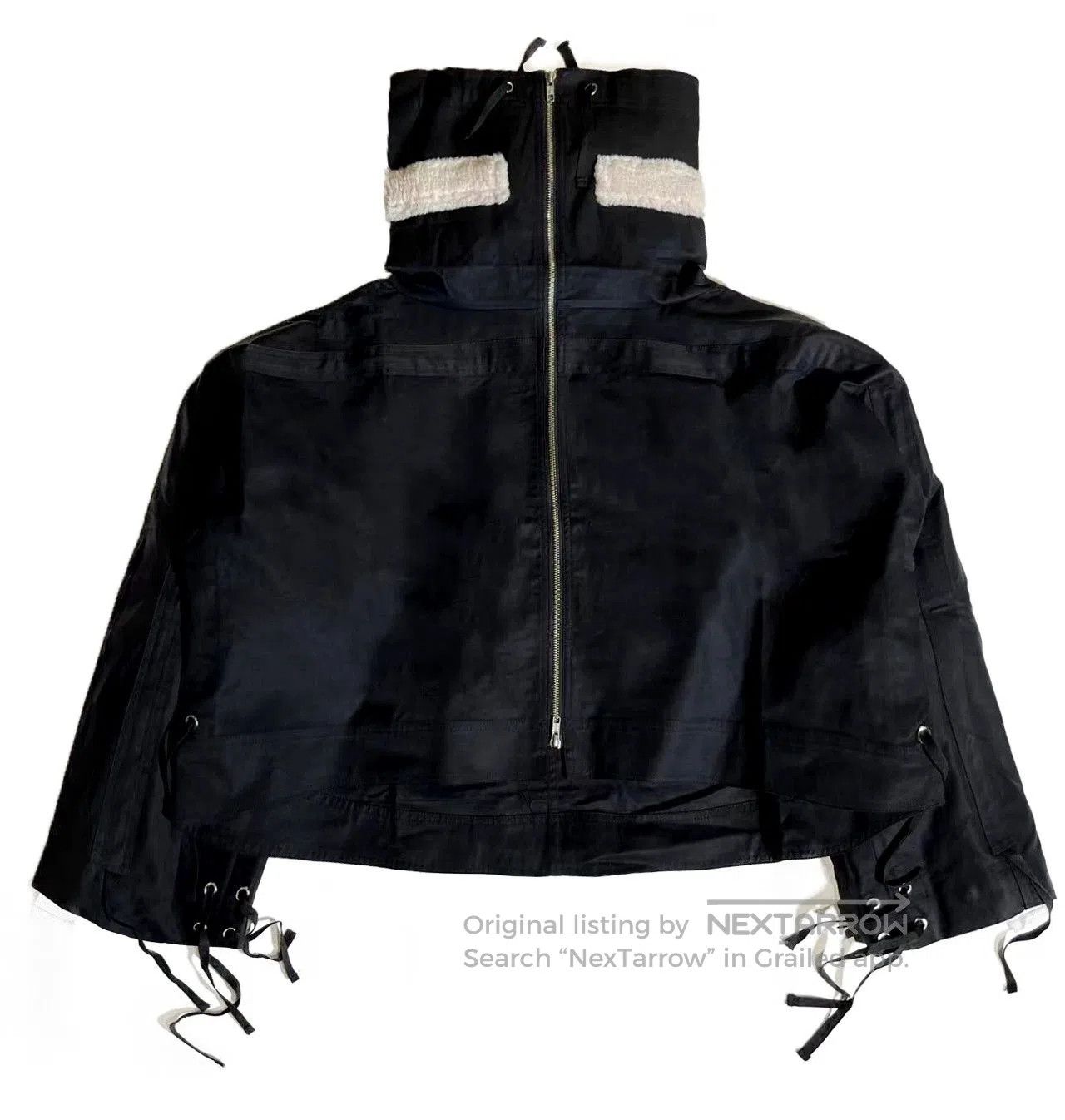 Japanese Brand Oversized Fleece Cropped Jacket. Size M / US 6-8 / IT 42-44 - 1 Thumbnail