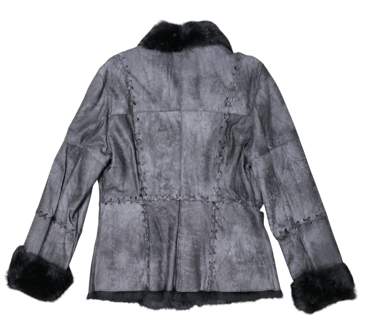 Japanese Brand × Vintage Vintage Coat Leather Leather fur lining Rosase Club Size M / US 6-8 / IT 42-44 - 2 Thumbnail