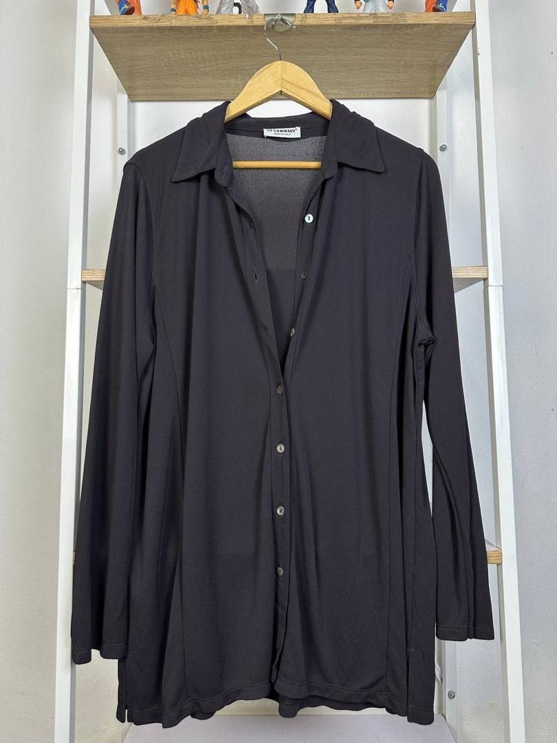Other Saint Germain Transparent Blouse ( Pit 22 ) Size L / US 10 / IT 46 - 5 Thumbnail