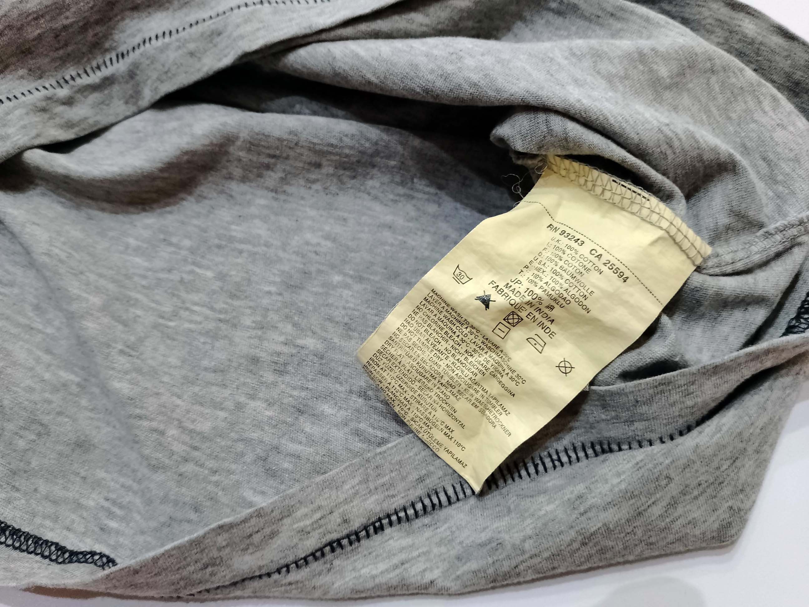 Diesel Diesel Gray Big Logo T-Shirt Men's Size M – Streetwear Look Size US M / EU 48-50 / 2 - 4 Thumbnail