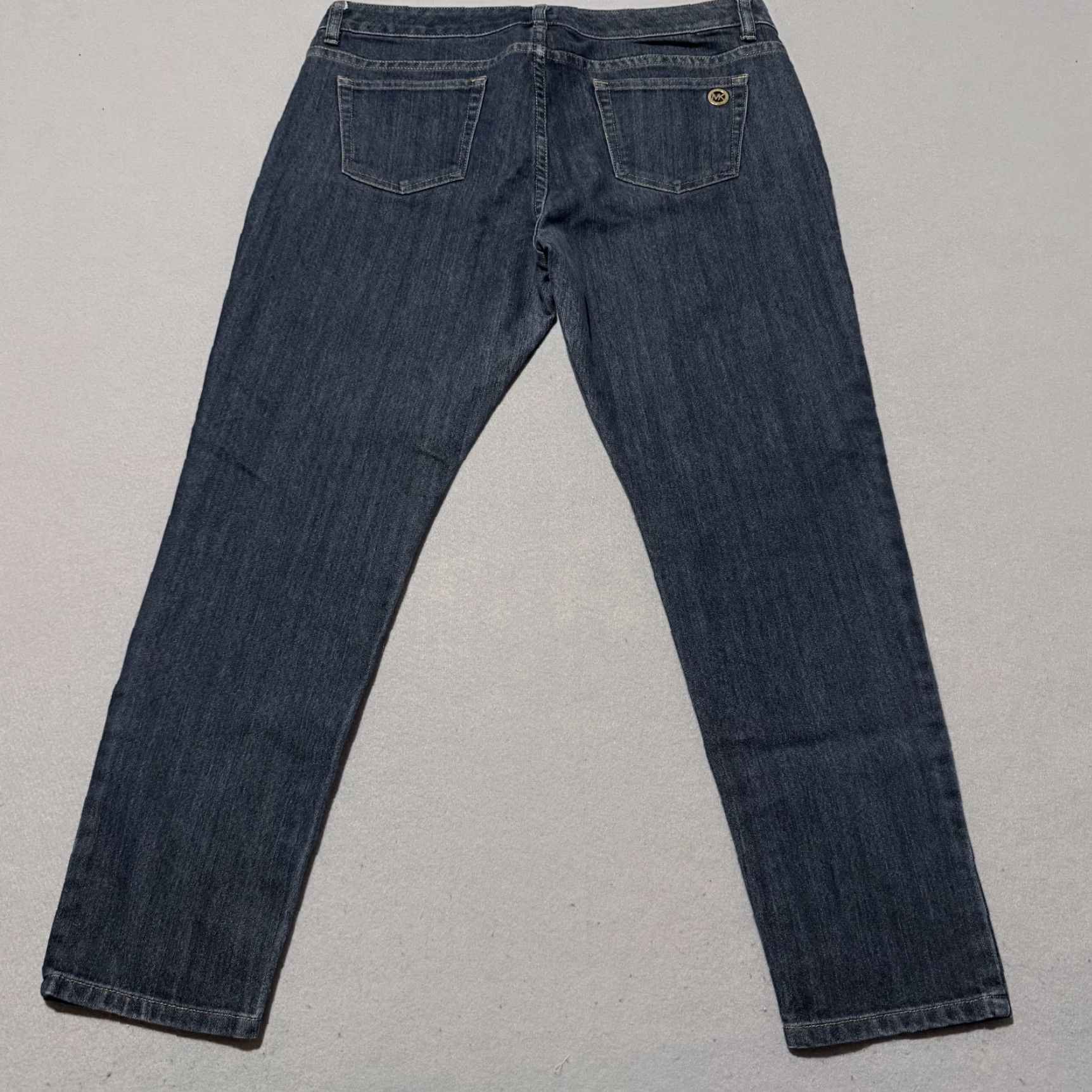 Michael Kors Michael Kors Izzy Skinny Jeans Women's Blue Denim Pockets Classic Zip Fly - 12 Size 34" / US 12 / IT 48 - 2 Thumbnail