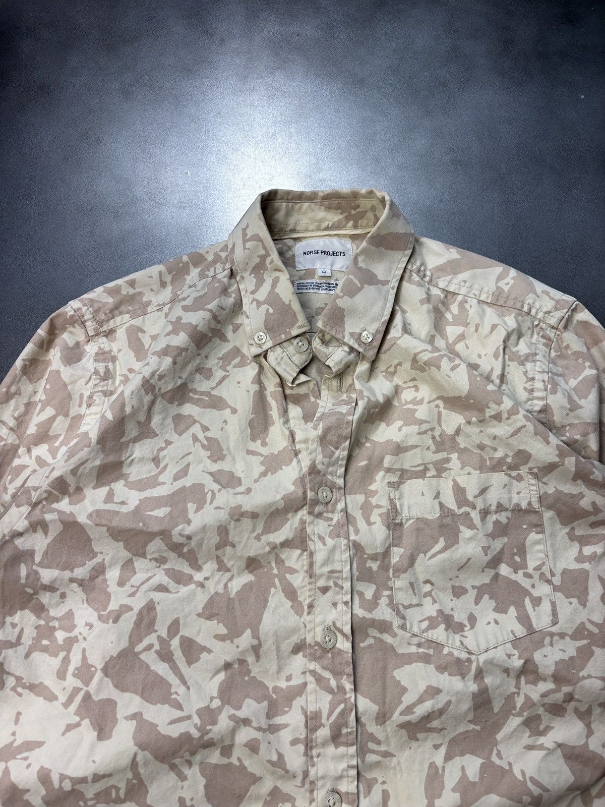 Norse Projects Norse Projects Camo Button Up Longsleeve Desert Digital Wood Size US S / EU 44-46 / 1 - 3 Thumbnail