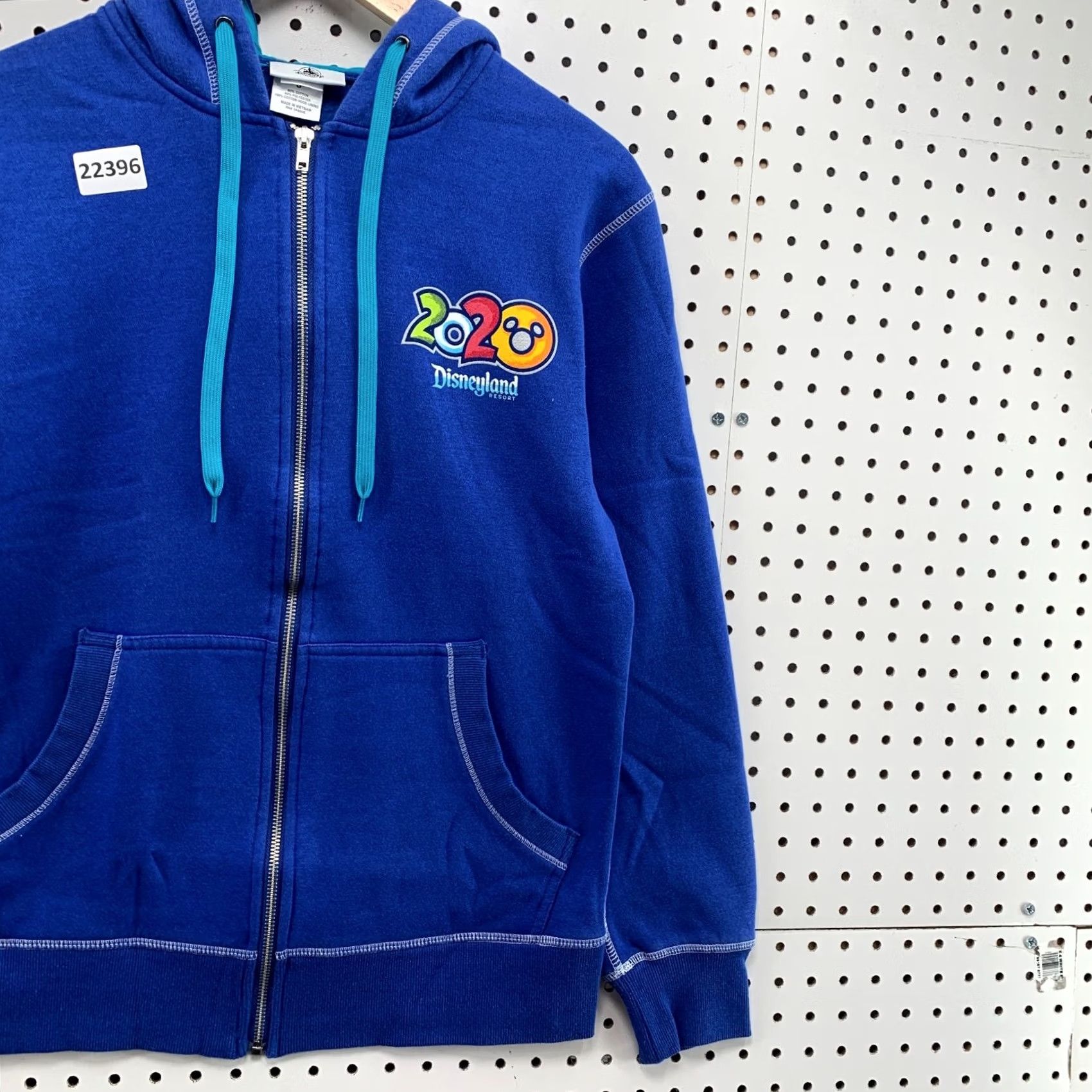 Disney Disney DisneyLand Hoodie Blue Men Small Full Zip Sweatshirt Hooded 2020 Size US S / EU 44-46 / 1 - 4 Thumbnail