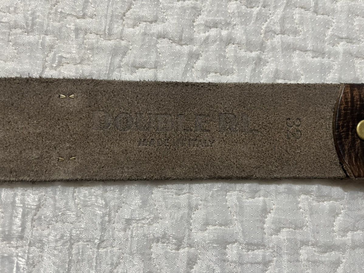 RRL Ralph Lauren RRL BUCKLE BELT BIG LOGO Size 32 - 3 Thumbnail