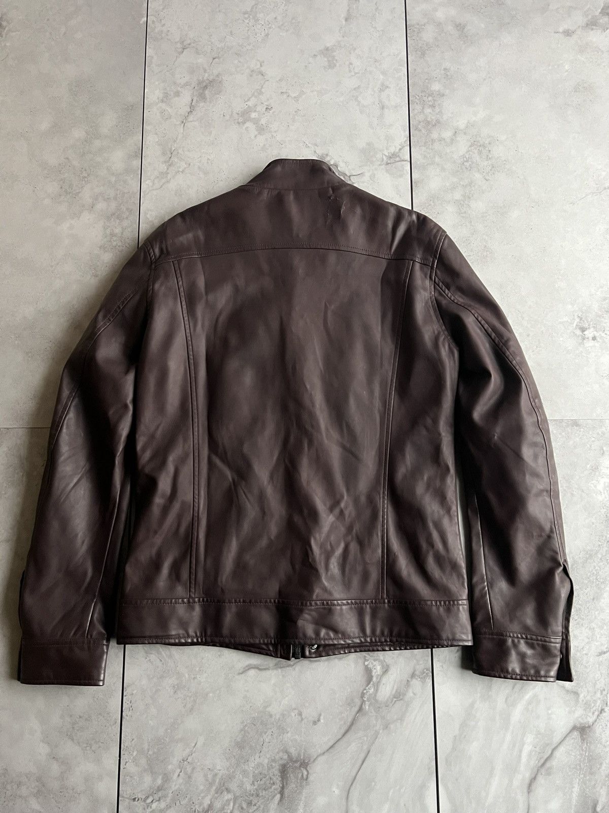semanticdesign Semantic Design Brown Faux Leather Jacket Size US M / EU 48-50 / 2 - 4 Thumbnail