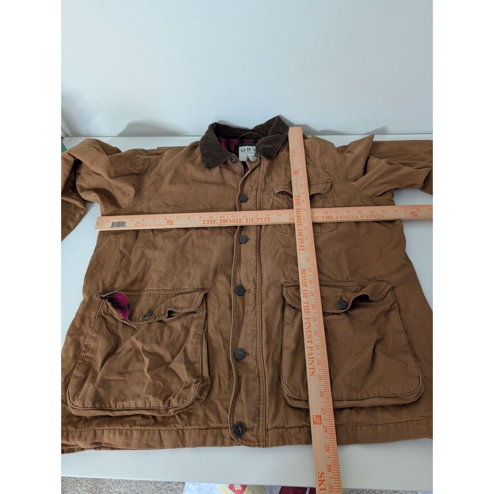 Orvis Orvis Classic Chore Jacket Mens Size XL Tobacco Brown Size US XL / EU 56 / 4 - 11 Thumbnail