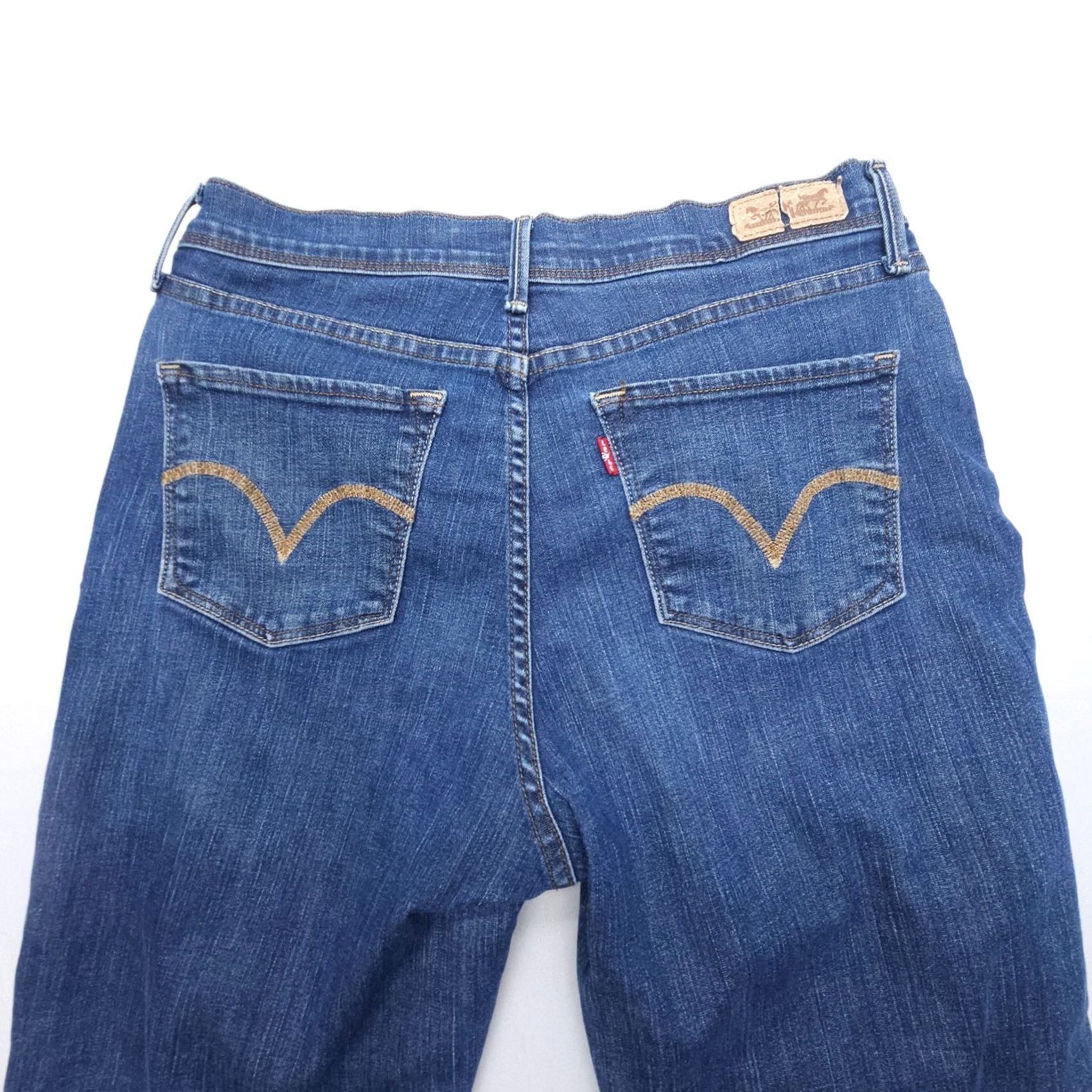 Levi's VINTAGE Levi's 512 Perfectly Slimming Straight Jeans Blue Size 29 x 31 2000's Womens Size 29" - 2 Thumbnail