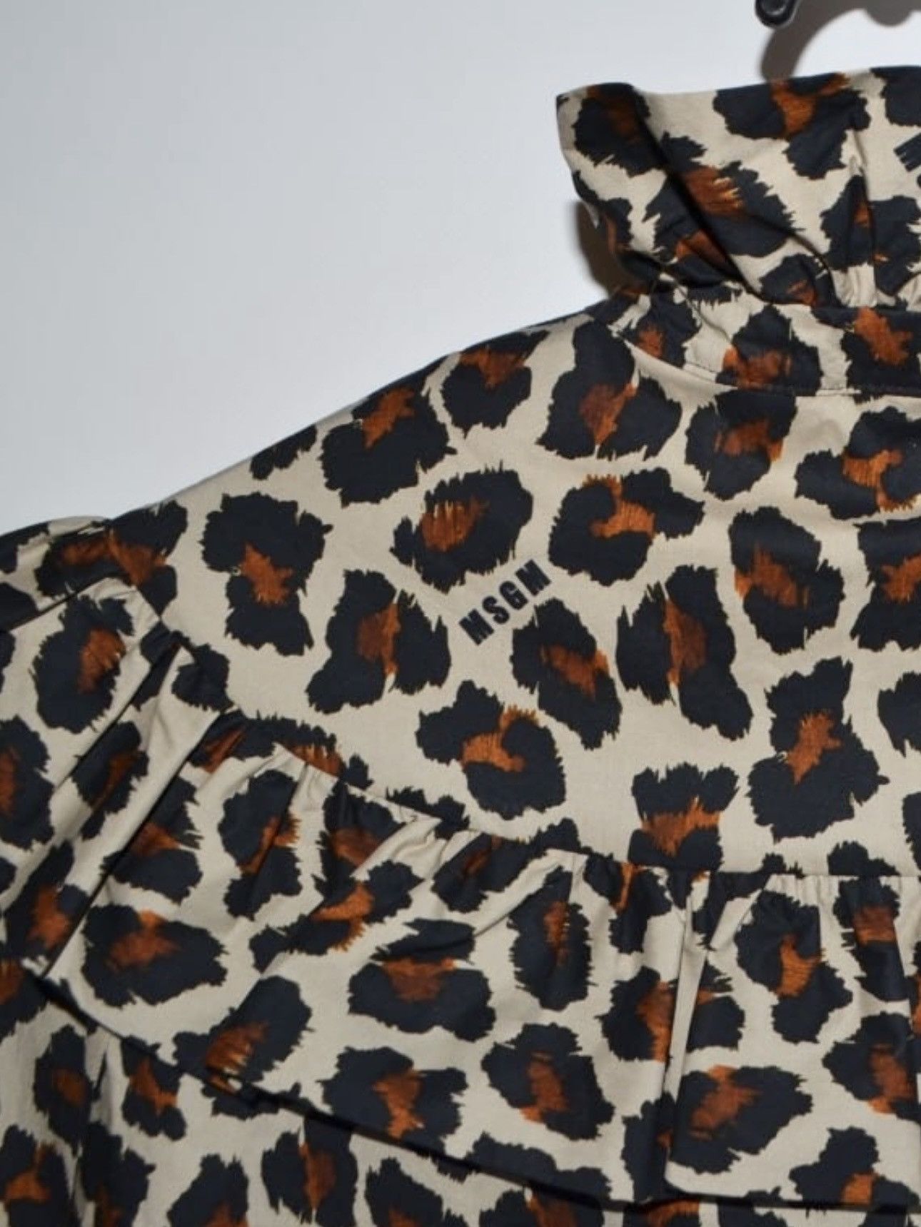 MSGM MSGM Milano Blusa/Blouse Shirt Leopard Womens Size 40 NEW Size M / US 6-8 / IT 42-44 - 9 Thumbnail