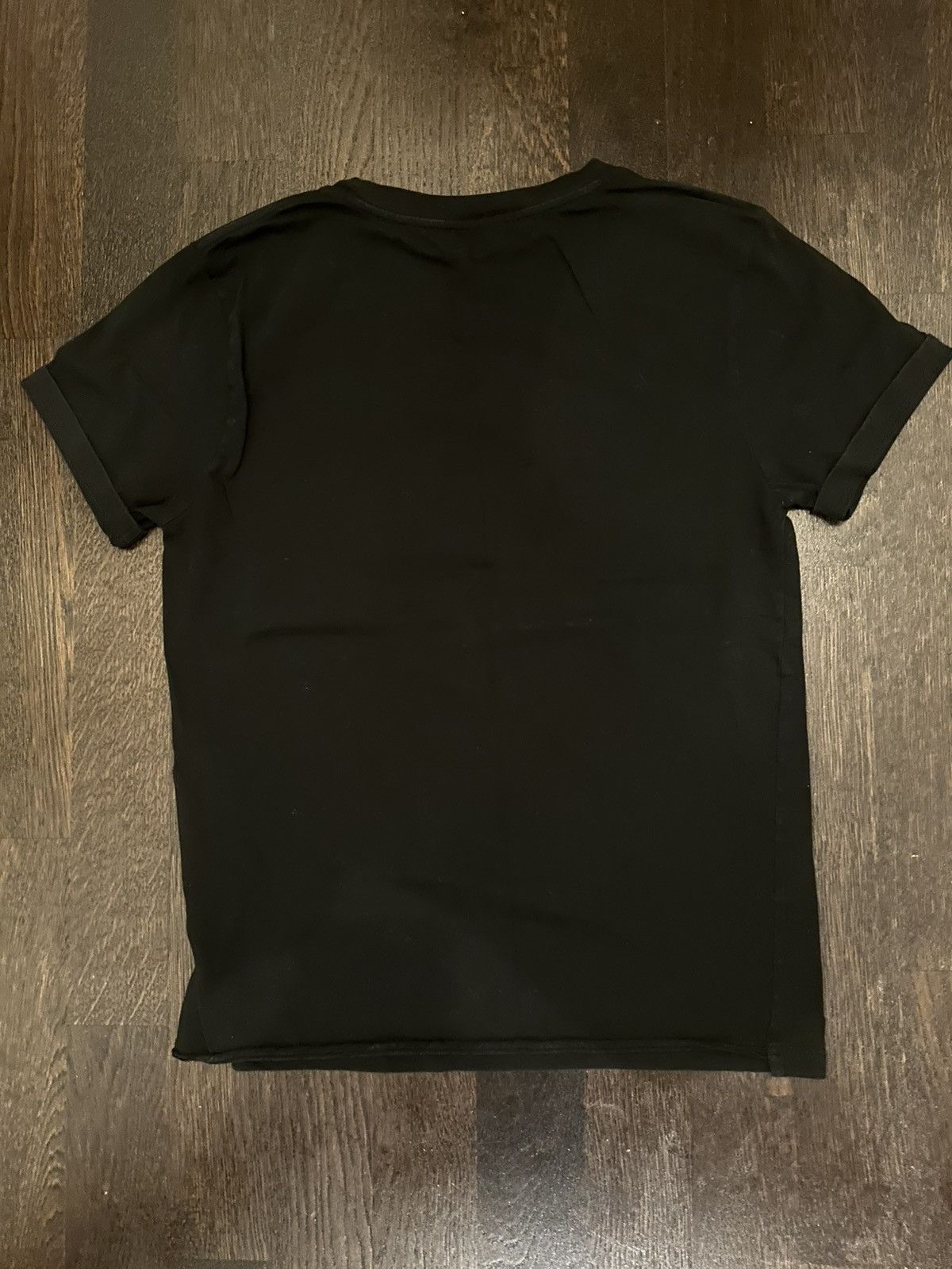 Yves Saint Laurent ✨ Saint Laurent Paris Women’s Black T-Shirt — Gold Logo Size S / US 4 / IT 40 - 3 Thumbnail