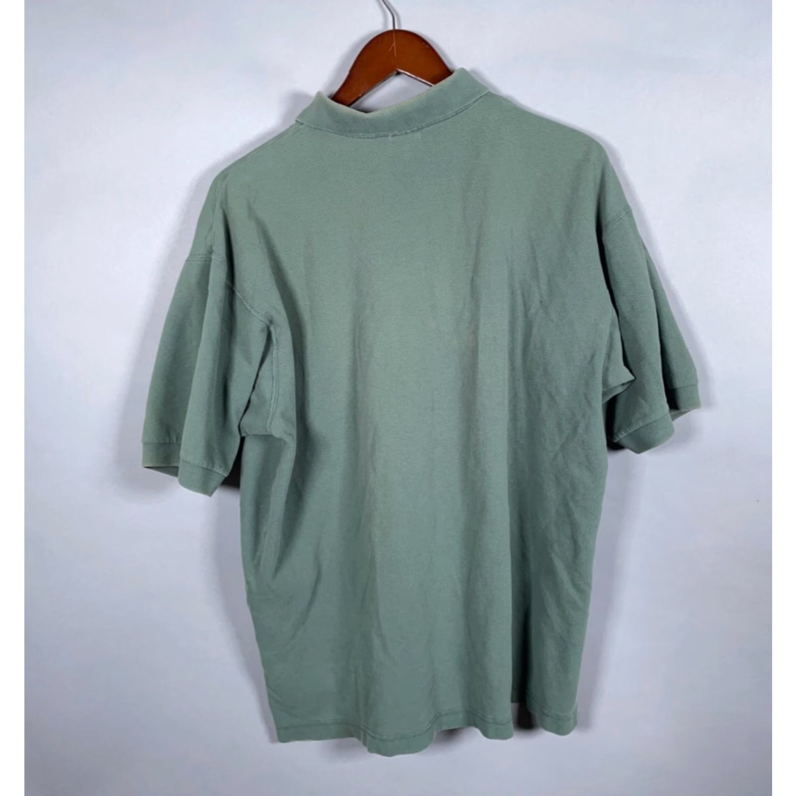 Nike VINTAGE Nike Polo Shirt Men Large Green 90s Retro Sports Pique Cotton Casual Size US L / EU 52-54 / 3 - 2 Thumbnail