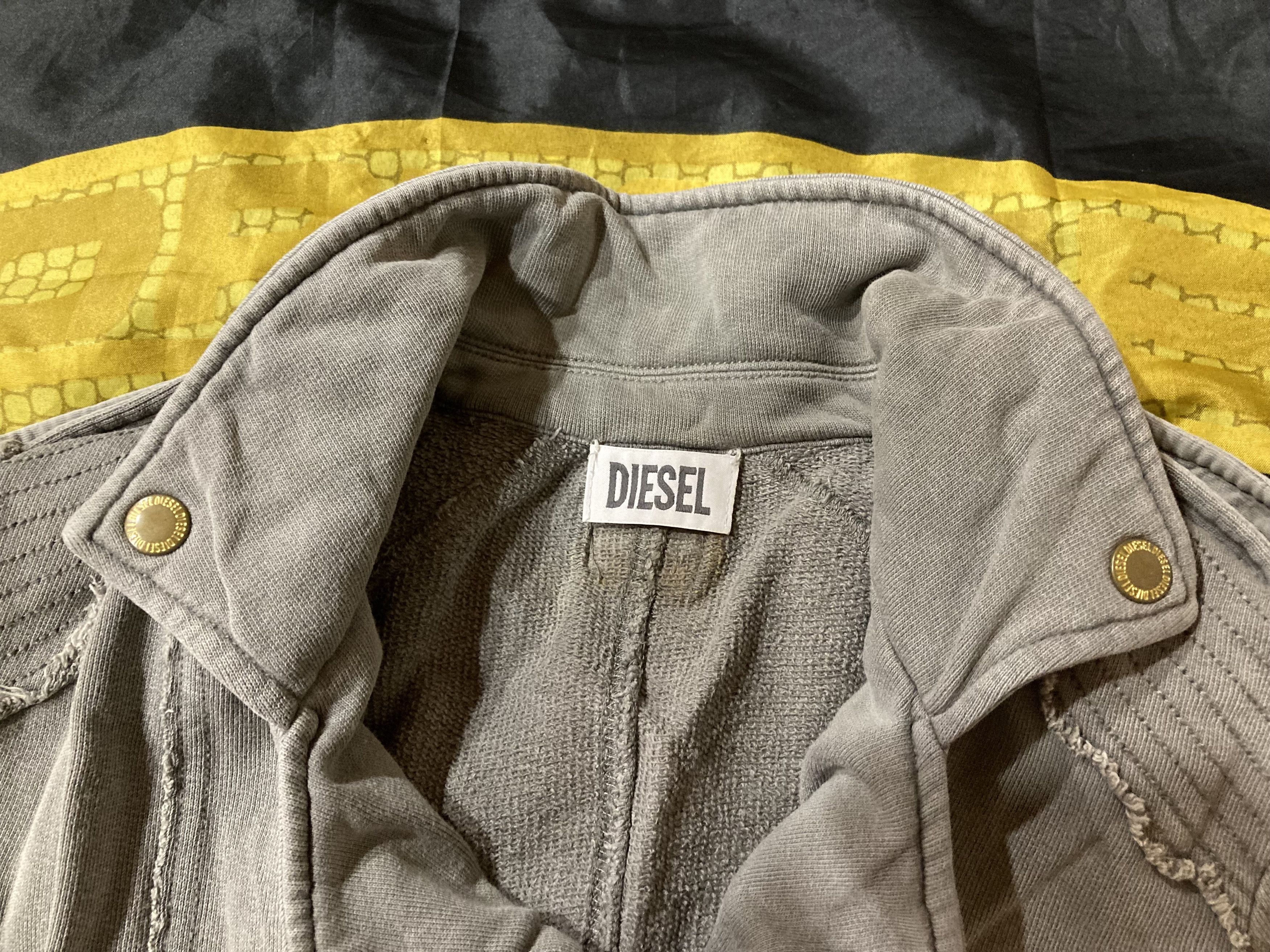 Diesel Rare Vintage Diesel Womens Utility jacket in Gray Size M / US 6-8 / IT 42-44 - 3 Thumbnail