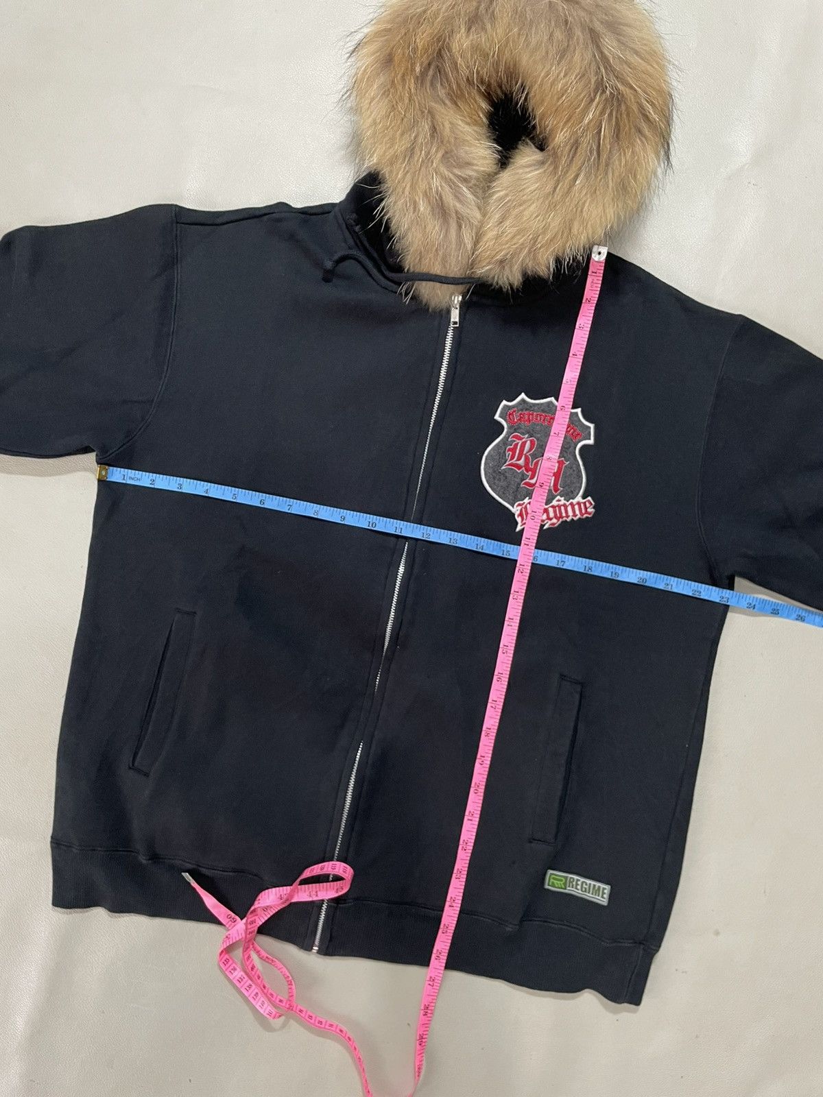 If Six Was Nine Japanese Faux Fur Zip Hoodie Gothic ifsix Style Size US L / EU 52-54 / 3 - 8 Thumbnail