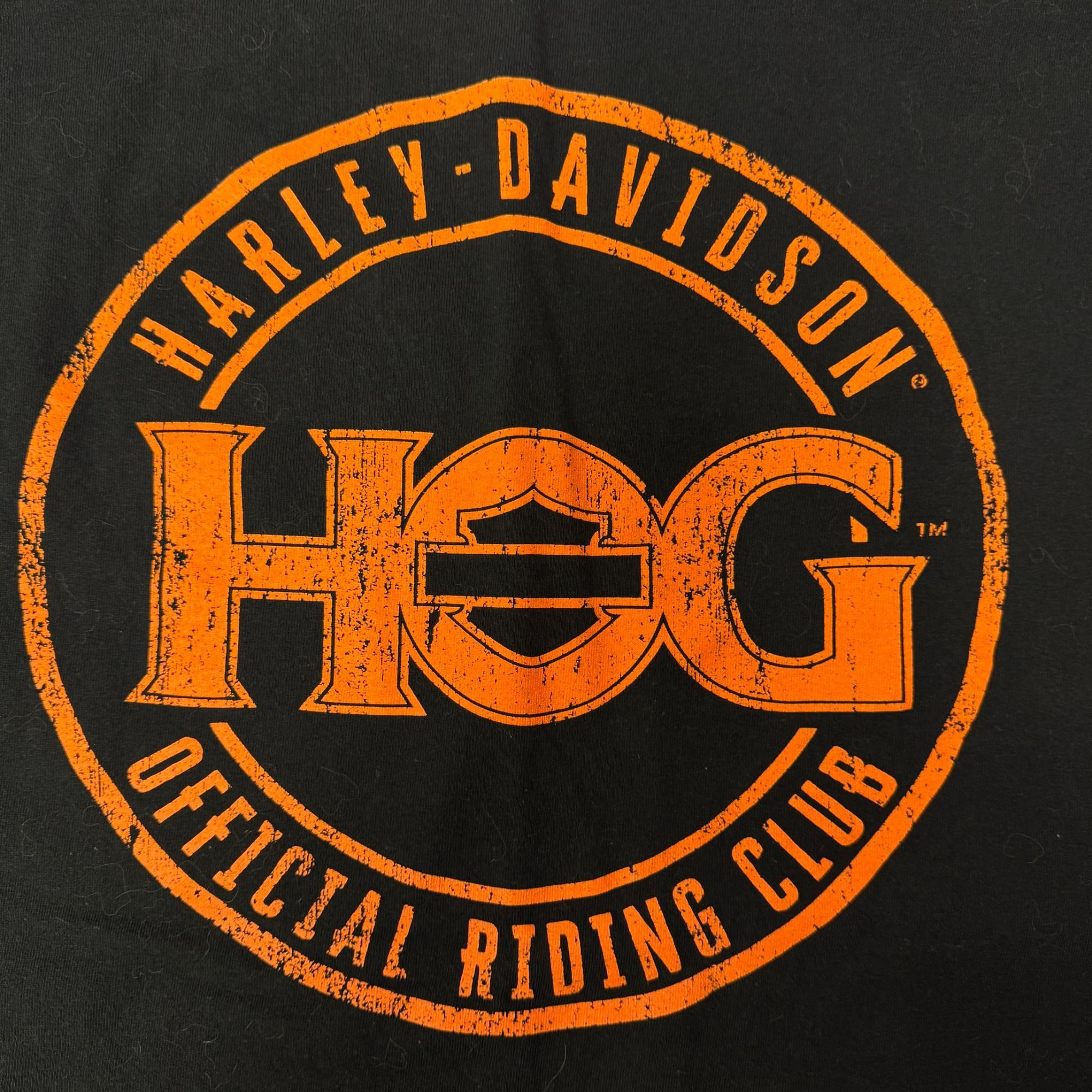 Gildan Harley Davidson Motorcycle HOG Official Riding Club T Shirt Size US XL / EU 56 / 4 - 1 Thumbnail