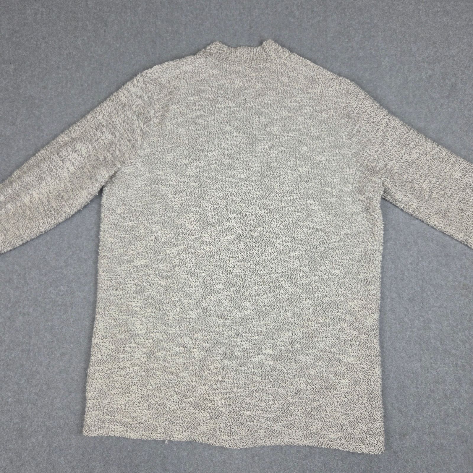 J.Crew J.Crew Medium Light Gray Open Front Cardigan Sweater Pockets Size M / US 6-8 / IT 42-44 - 4 Thumbnail
