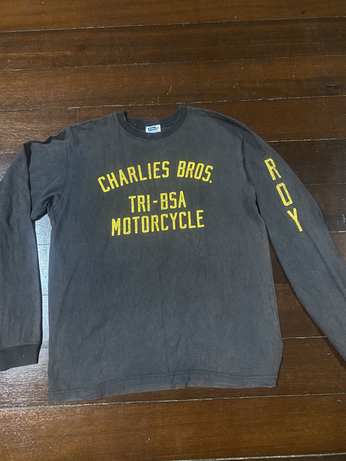 Warehouse & Co. Vintage PHERROW charlies bros hillsboro m.c longsleeve tee Size US L / EU 52-54 / 3 - 3 Thumbnail