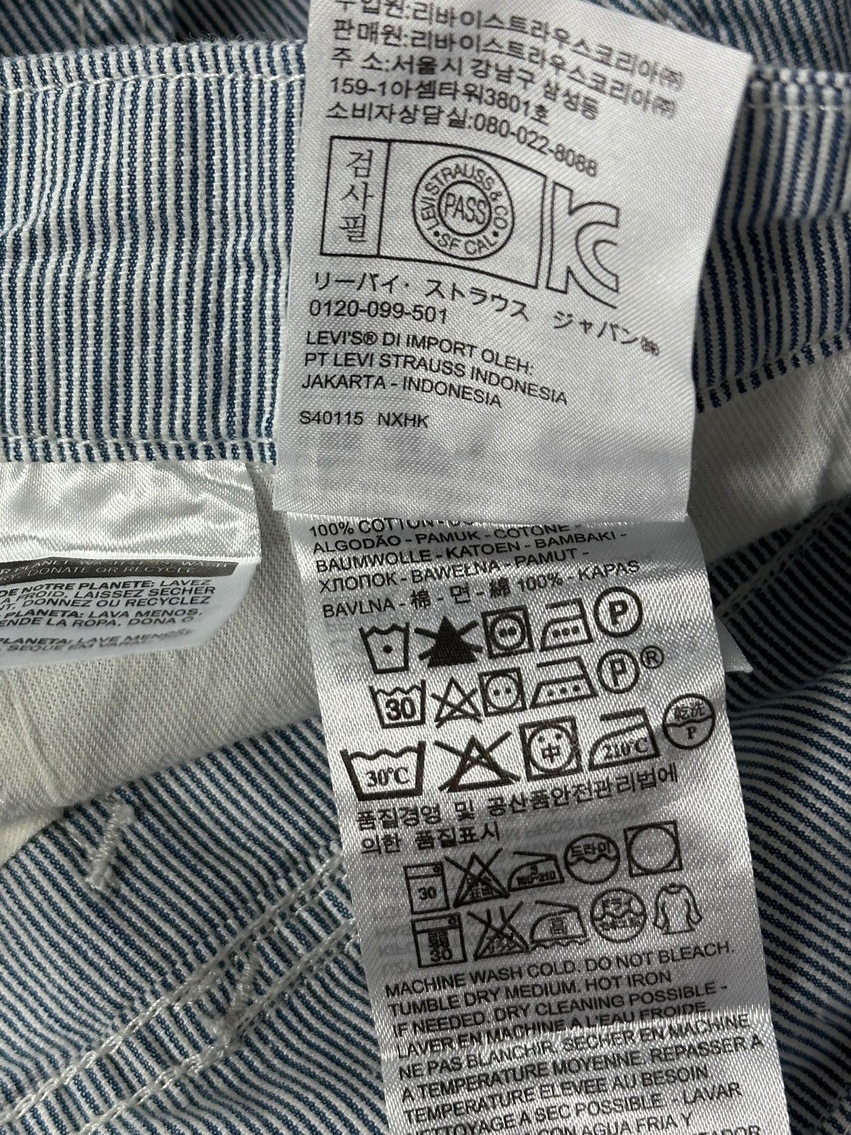 Levi's Levis Cargo Shorts Striped Men’s Size W30 Size US 30 / EU 46 - 8 Thumbnail