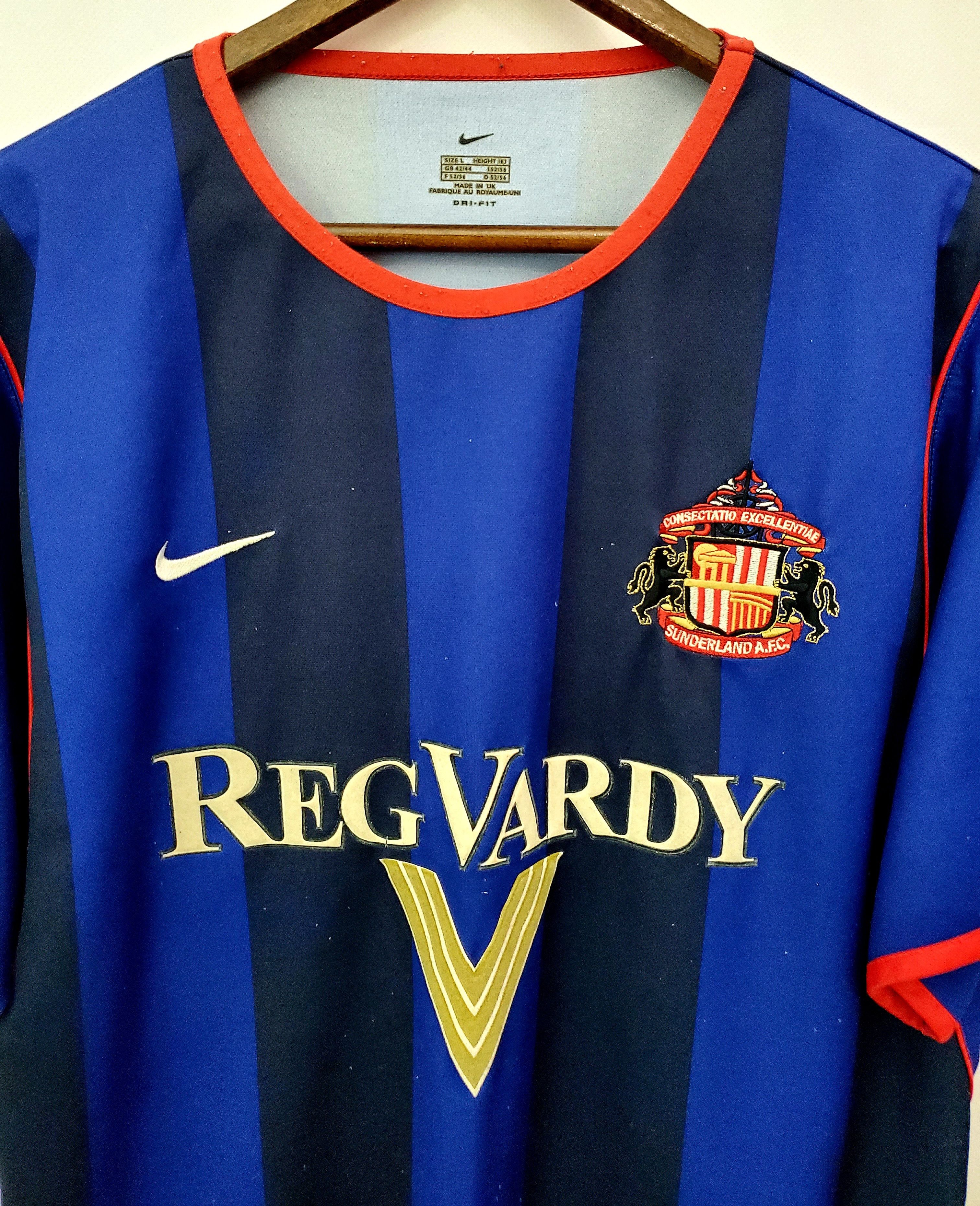 Nike × Vintage SUNDERLAND 2001 2002 AWAY FOOTBALL SOCCER JERSEY NIKE sz L Size US L / EU 52-54 / 3 - 2 Thumbnail