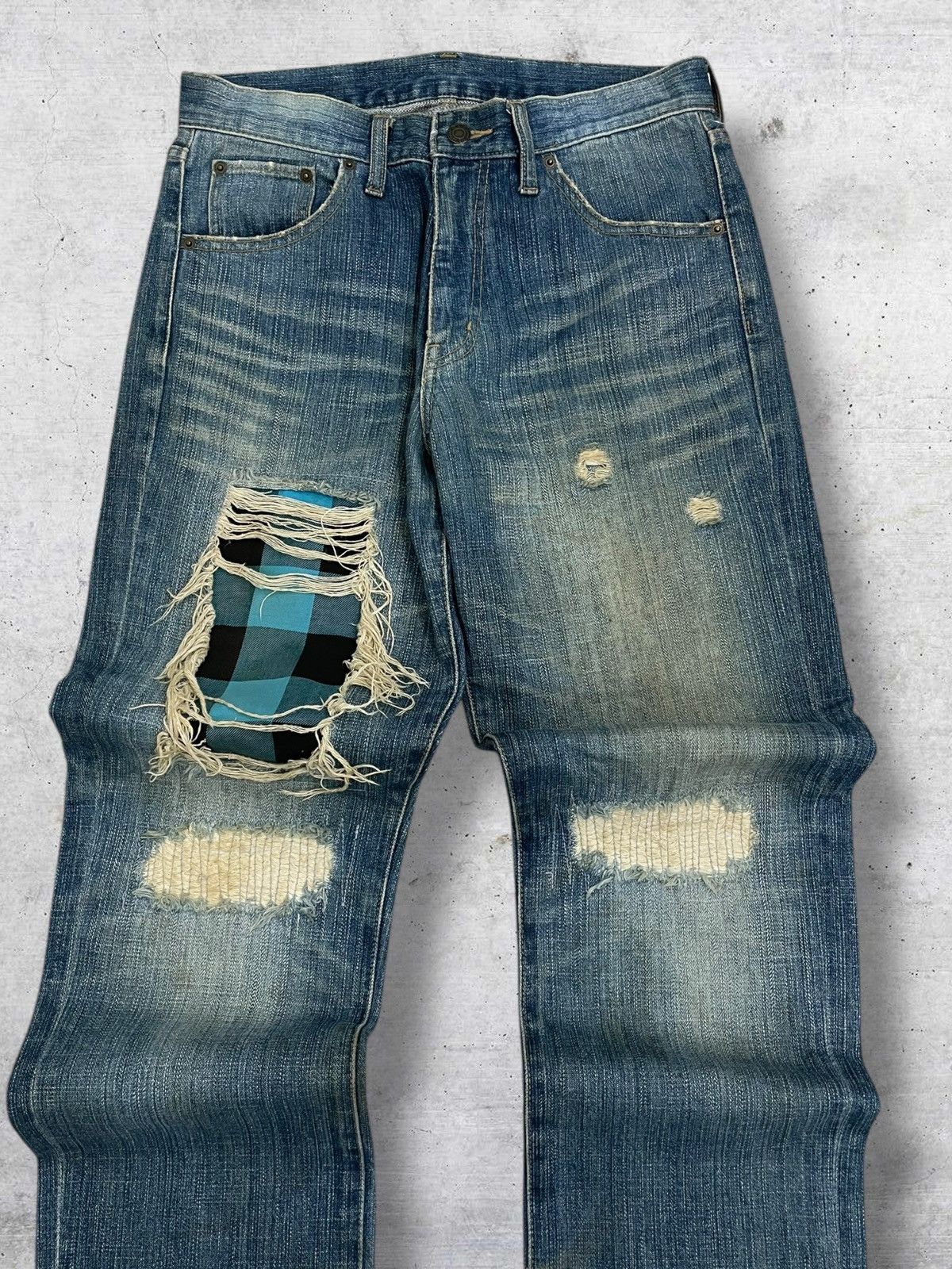 Hysteric Glamour NYLAUS JAPAN ICONIC GRUNGE RIPPED DISTRESSED 90S DESIGNER OG Size US 30 / EU 46 - 8 Thumbnail