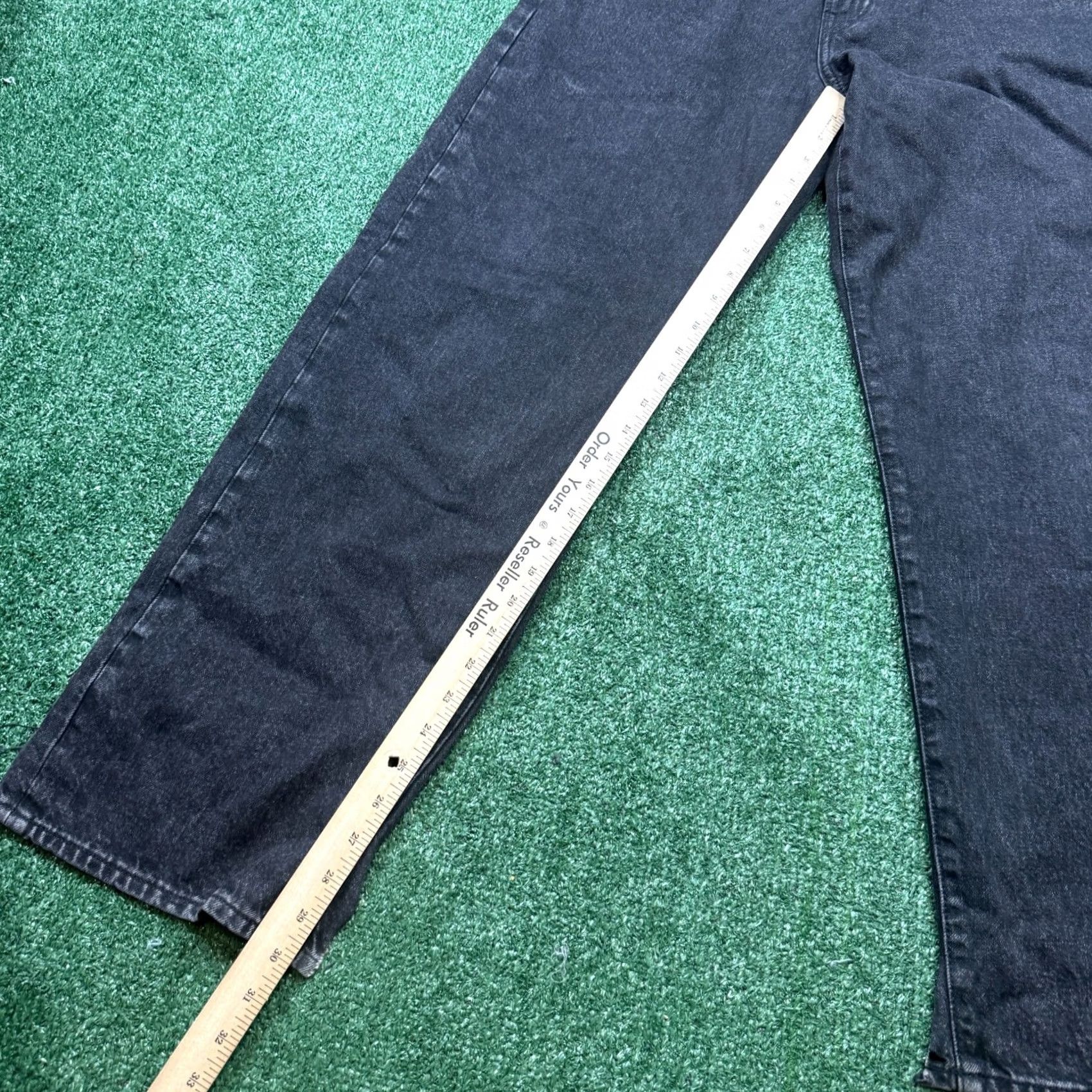 Gap Gap Denim Jeans Men's 34x32 Black Relaxed Fit Straight 5-Pocket Denim Century 1969 Vintage Gap 34 in 32 in Mens Jeans Black Gap 1969 Denim Jeans Size US 34 / EU 50 - 3 Thumbnail