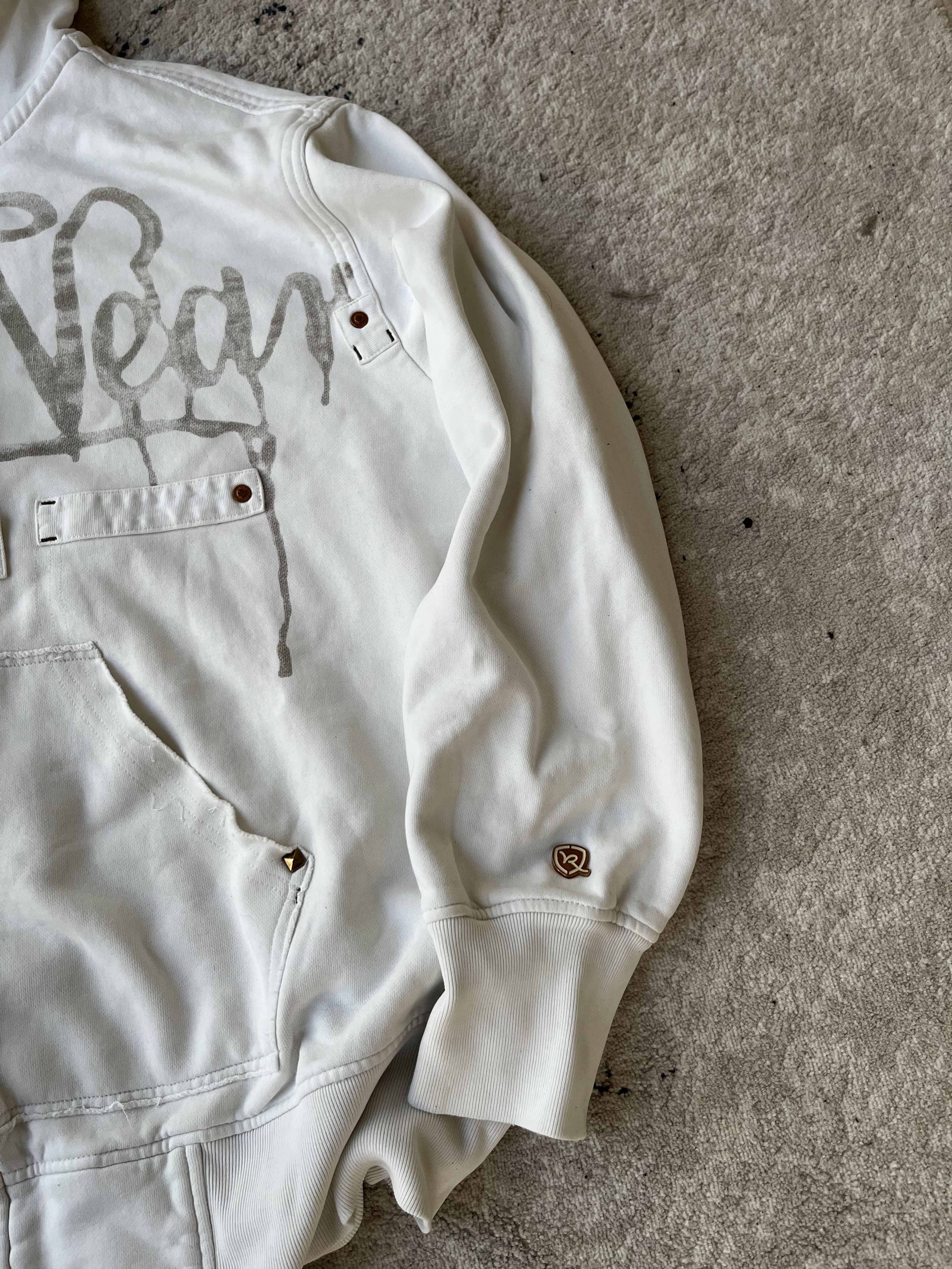 Rocawear VTG CROPPED Y2K ED HARDY STYLE STREETWEAR ROCAWEAR HOODIE Size US M / EU 48-50 / 2 - 6 Thumbnail