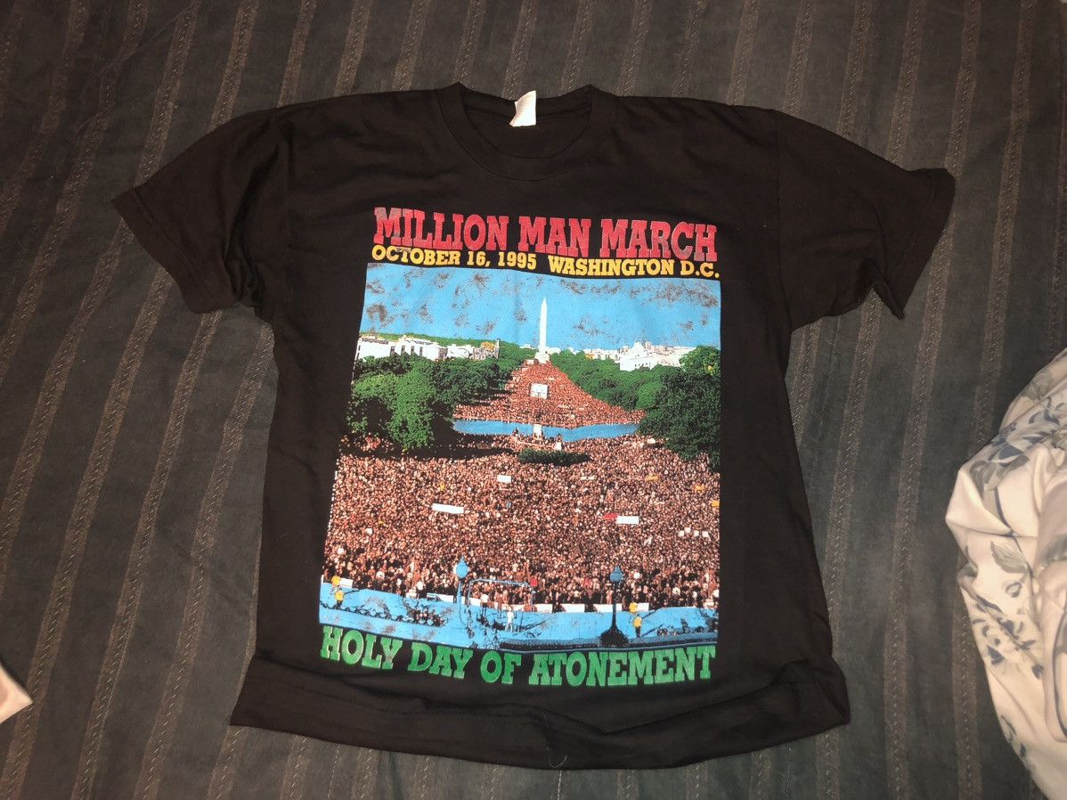Rap Tees × Vintage Million Man March Size US M / EU 48-50 / 2 - 10 Thumbnail