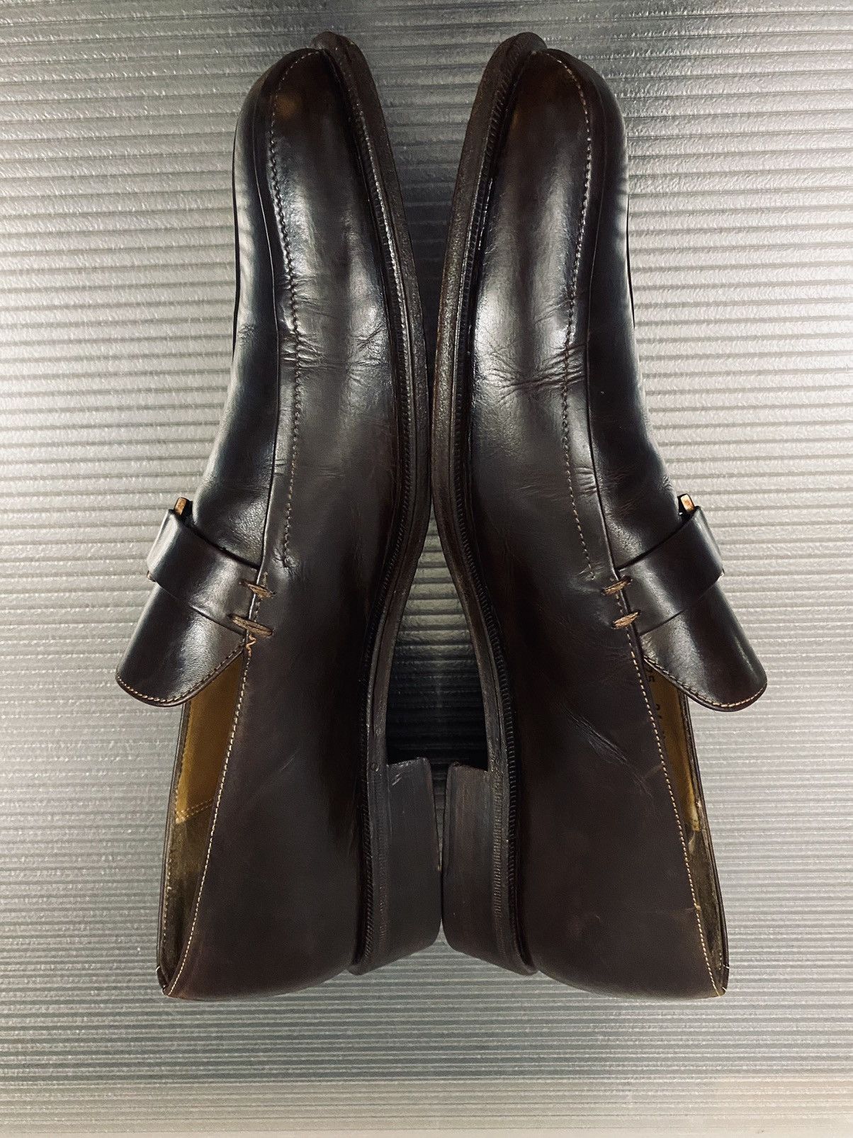 Salvatore Ferragamo Ferragamo 🇮🇹 dk brown leather brass gancini loafer 8.5 NEW Size US 8.5 / EU 41-42 - 9 Thumbnail