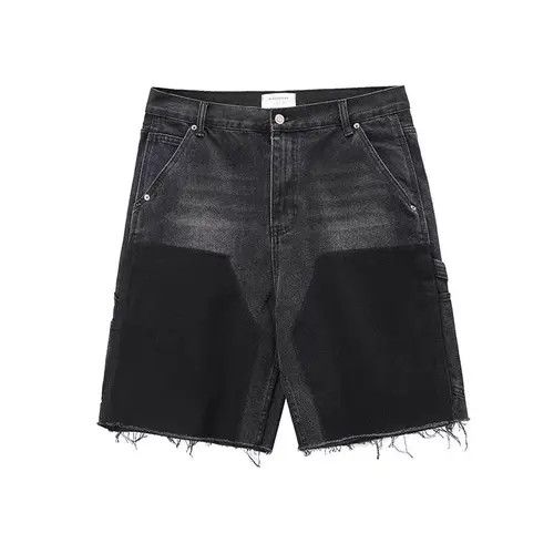 VIBE High street patchwork raw edge logging denim shorts Size US 30 / EU 46 - 4 Thumbnail