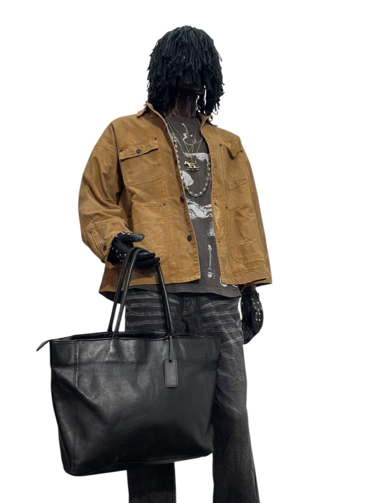 Leather Leather United Arrows Tote Bag prada julius dior amiri 1🟩1 Size ONE SIZE - 5 Thumbnail