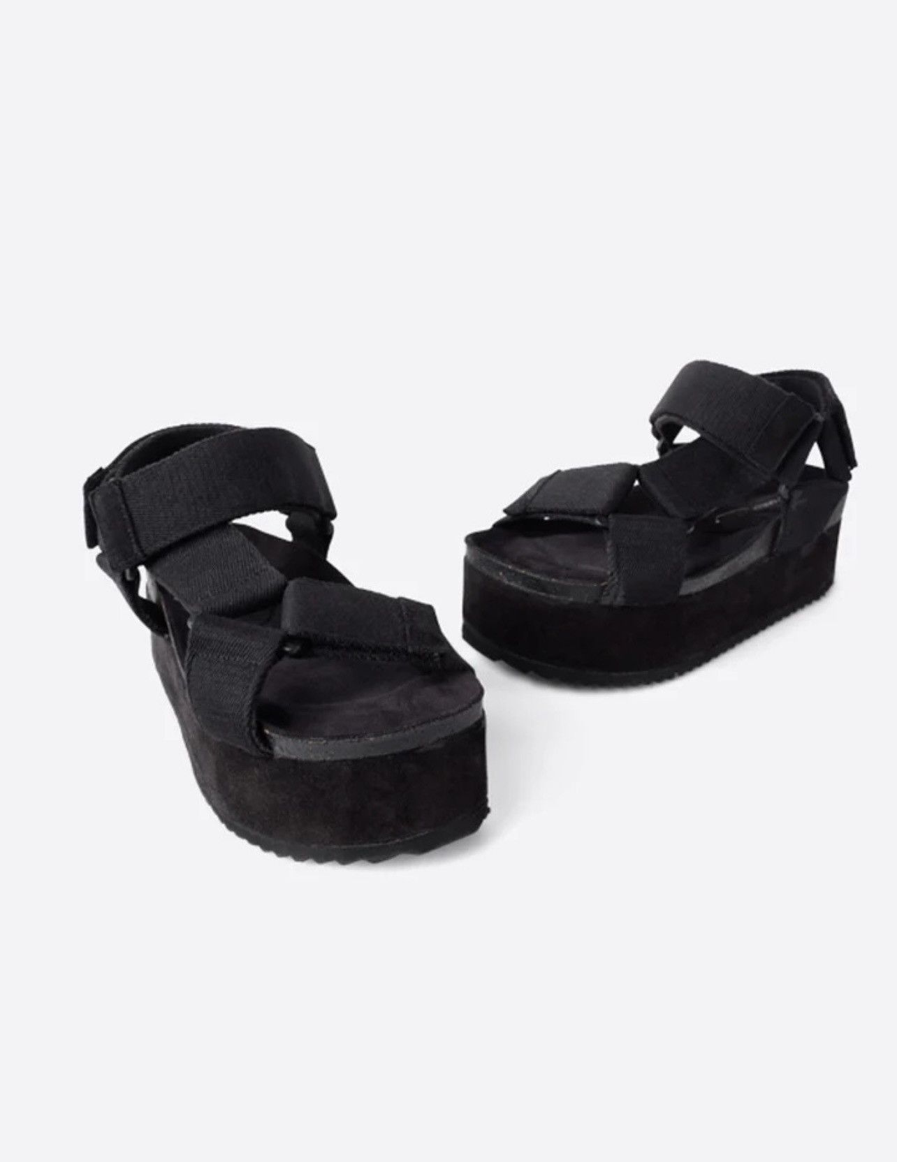 INTENTIONALLY BLANK Intentionally Blank ZONA BLACK SOLE PLATFORM SANDAL Size 38 Size US 8 / IT 38 - 1 Thumbnail