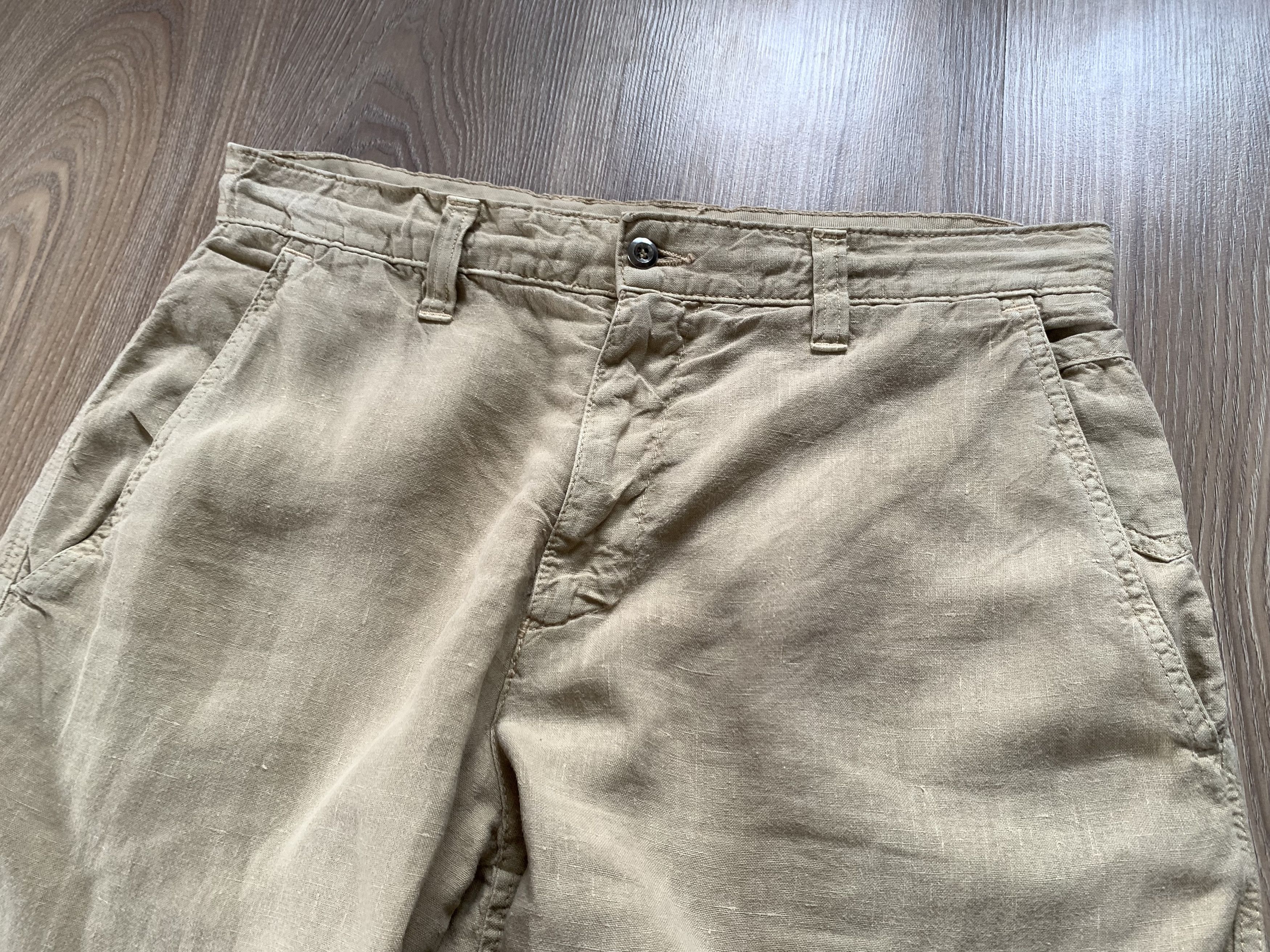Dockers Mens Docker Beige Linen Pants Trousers Size US 32 / EU 48 - 5 Thumbnail