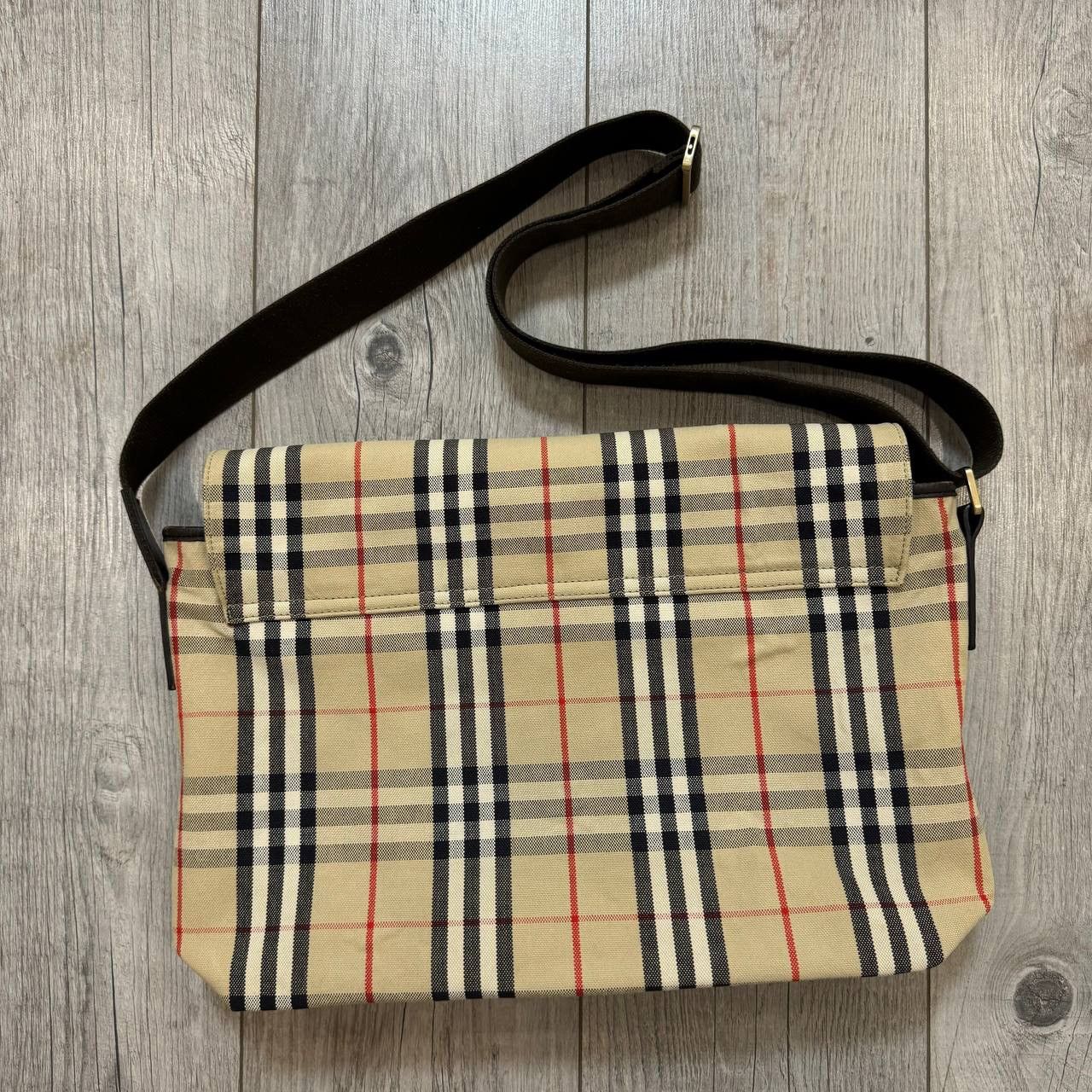 Burberry × Vintage Vintage Burberry Nova Check Cross Body Bag Size ONE SIZE - 2 Thumbnail