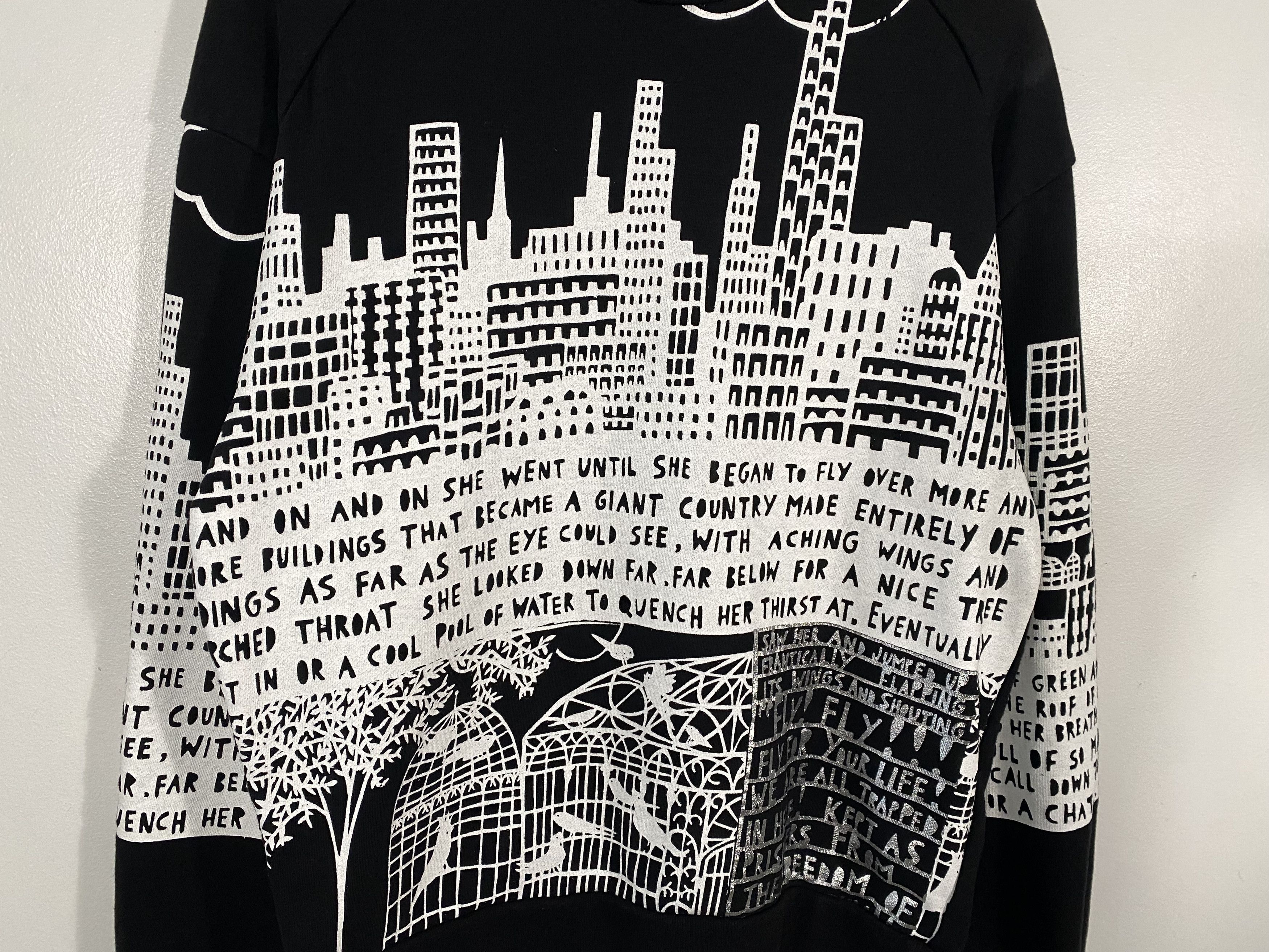 Juun.J Rob Ryan by Juun.J Oversized Poem Crewneck Black Size US S / EU 44-46 / 1 - 3 Thumbnail