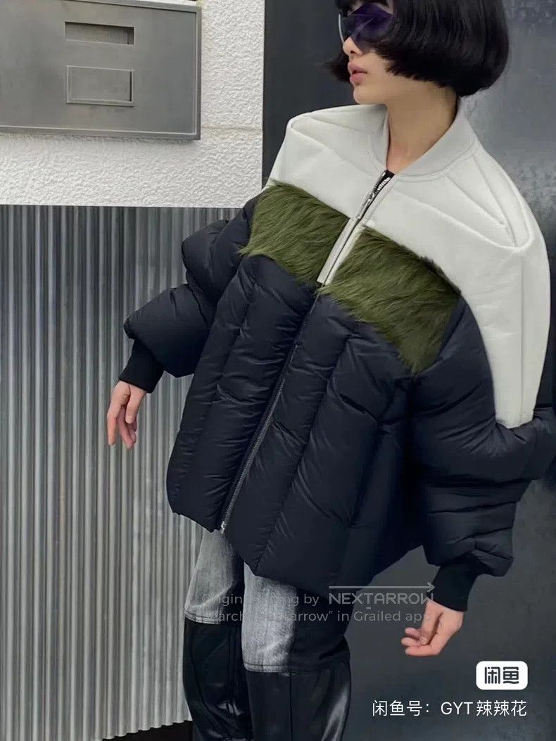 Rick Owens Rick Owens Bat sleeve aviator down jacket Size S / US 4 / IT 40 - 7 Thumbnail