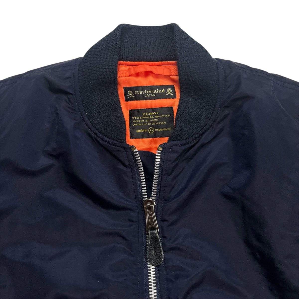 Alpha Industries × Mastermind Japan FW 2013 Mastermind x UE ‘Skull and Bones’ Bomber Size US XL / EU 56 / 4 - 8 Thumbnail