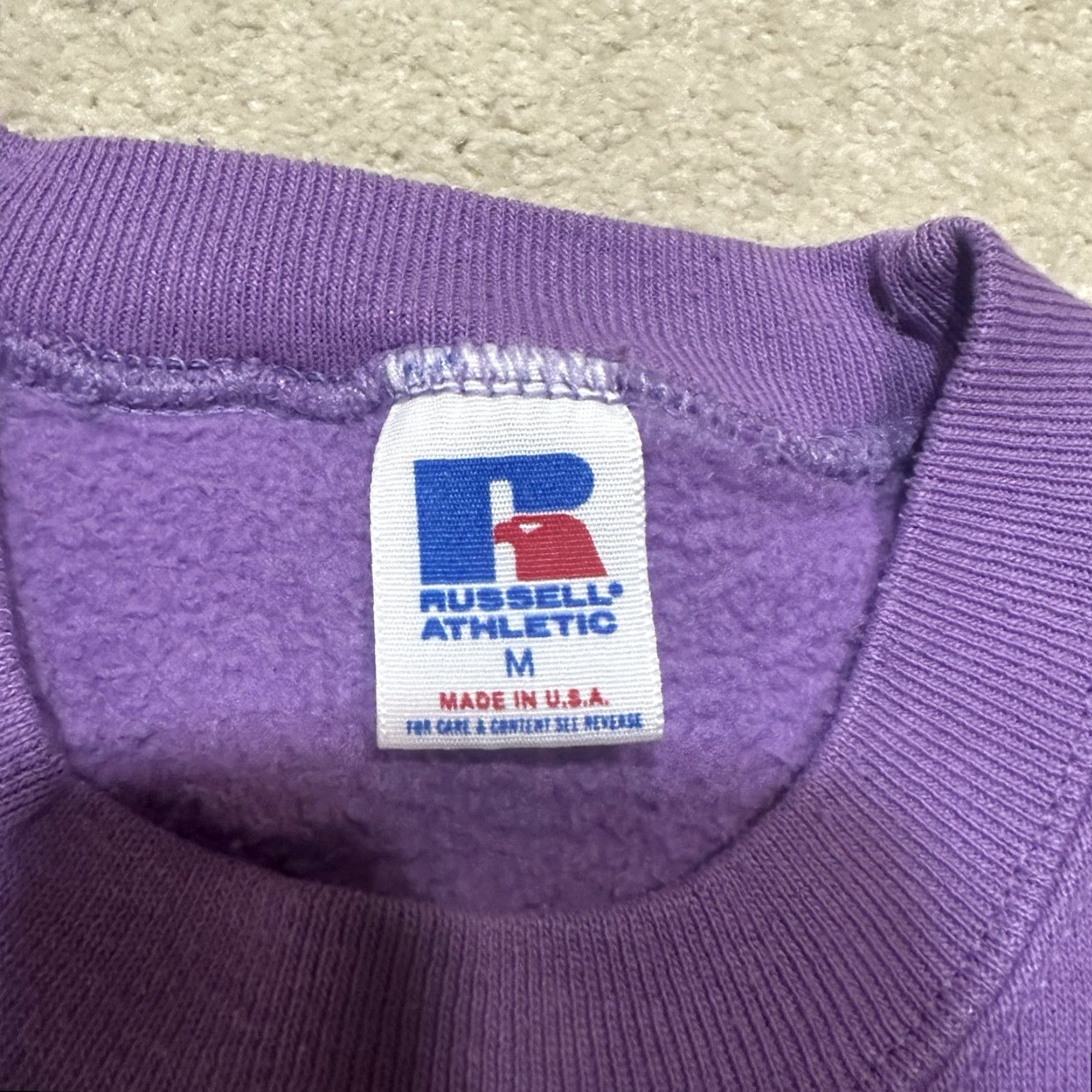 Russell Athletic VINTAGE Russell Athletic Crewneck Sweatshirt Womens Medium Painted Floral Size M / US 6-8 / IT 42-44 - 6 Thumbnail
