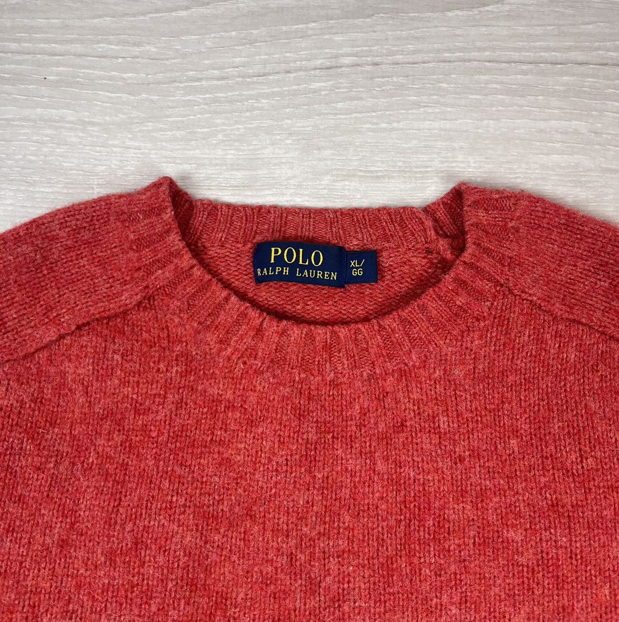 Polo Ralph Lauren Polo Ralph Lauren 100% Wool Crewneck Knit Sweater Size US L / EU 52-54 / 3 - 8 Thumbnail