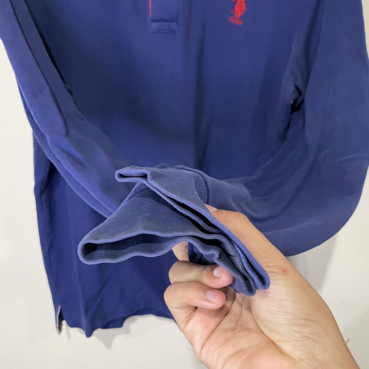 U.S. Polo Assn. U.S. Polo Assn. long-sleeve polo shirt in navy blue cotton Size US XL / EU 56 / 4 - 5 Thumbnail