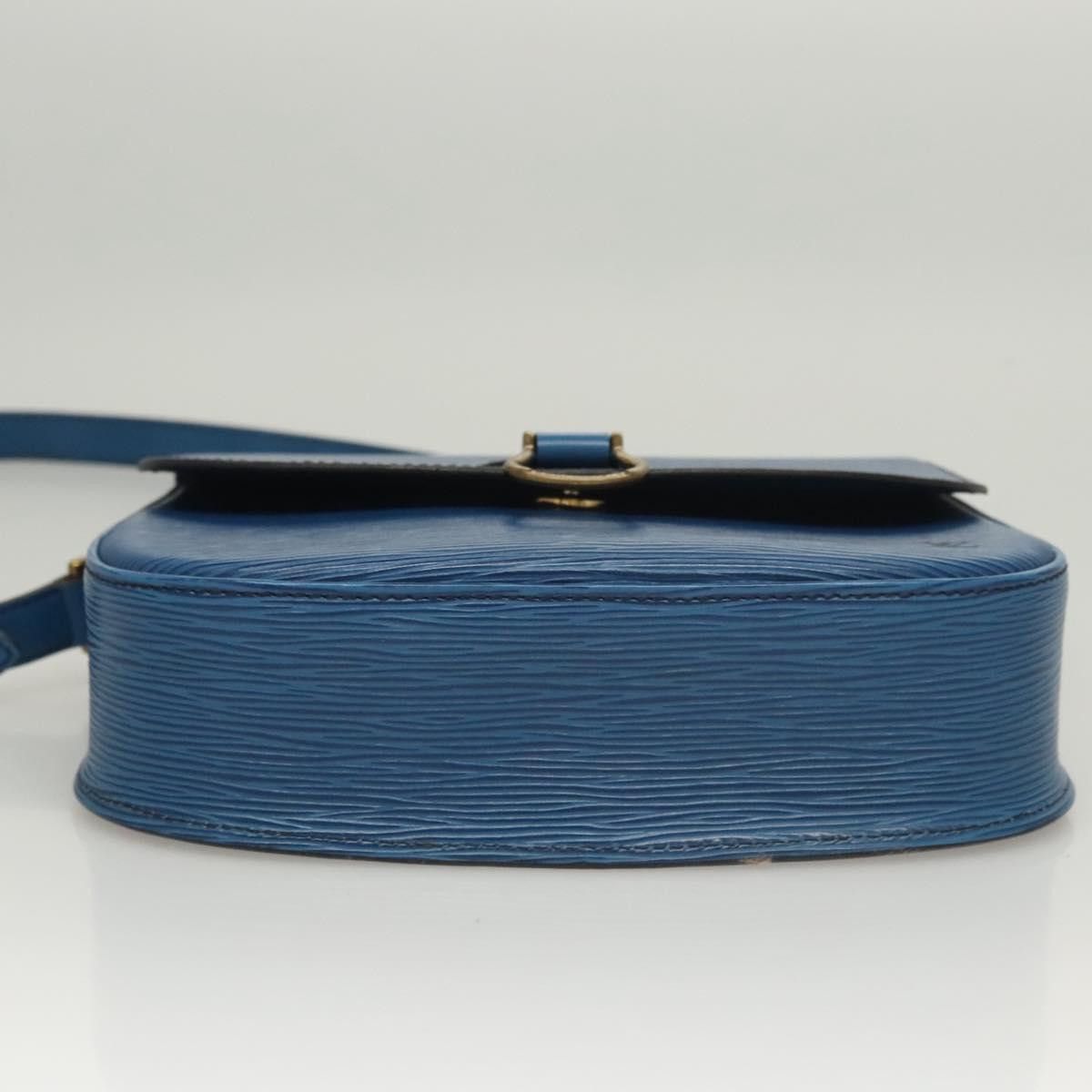Louis Vuitton LOUIS VUITTON Epi Saint Cloud GM Shoulder Bag Toledo Blue Size ONE SIZE - 5 Thumbnail