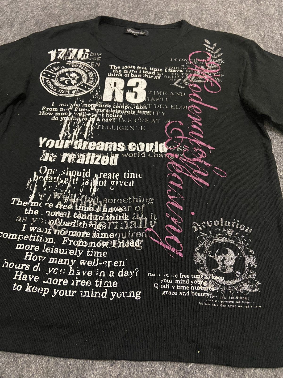 If Six Was Nine × Japanese Brand Vintage Y2K Beaumount carr t-shirt punk knite waffel Size US L / EU 52-54 / 3 - 2 Thumbnail