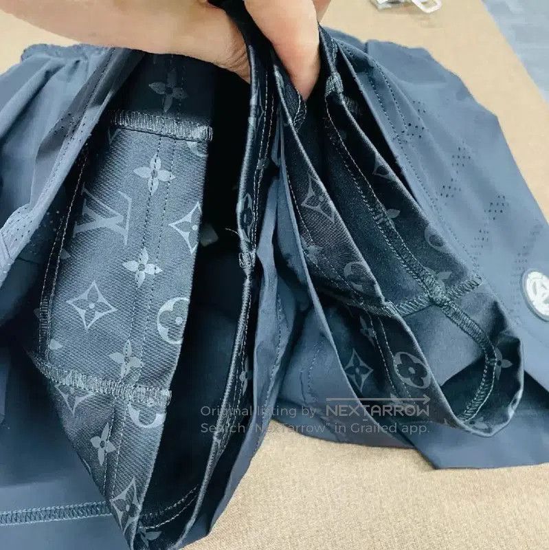Louis Vuitton Louis Vuitton Black Nylon Women's Shorts . Size 23" - 6 Thumbnail