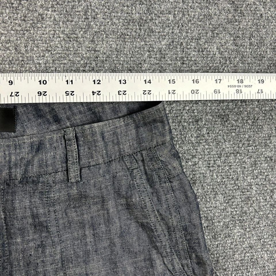 Vince Vince Pants Womens 26 Blue Cargo Tapered Leg Lyocell Linen Size 30" / US 8 / IT 44 - 6 Thumbnail