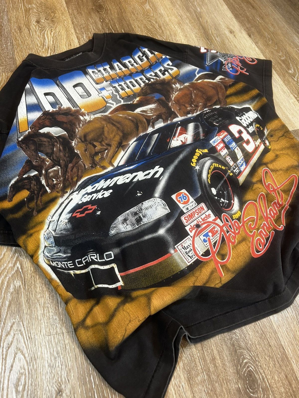 Chase Authentics × NASCAR × Vintage Super sick vintage 90s Dale Earnhardt AOP tee Size US XL / EU 56 / 4 - 1 Thumbnail